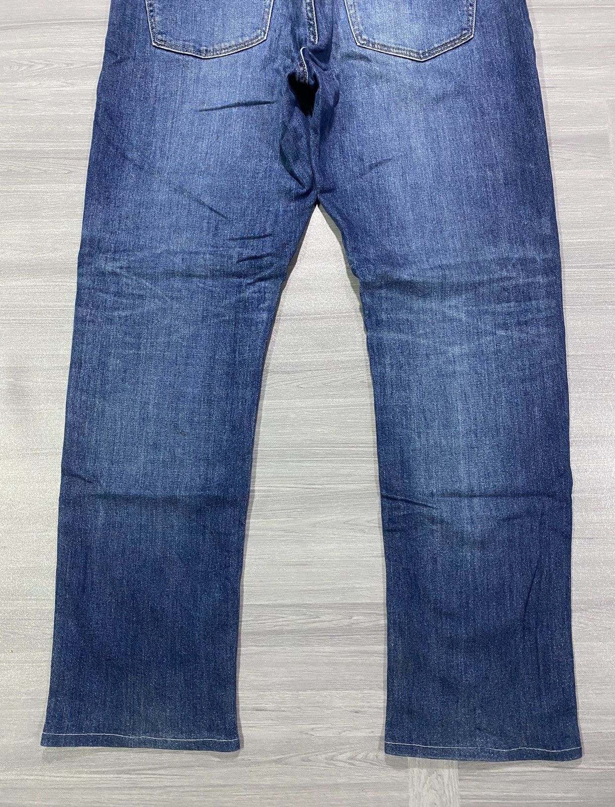 Uniqlo Uniqlo Blue Denim Men’s Straight Fit Jeans Size US 38 / EU 54 - 3 Thumbnail