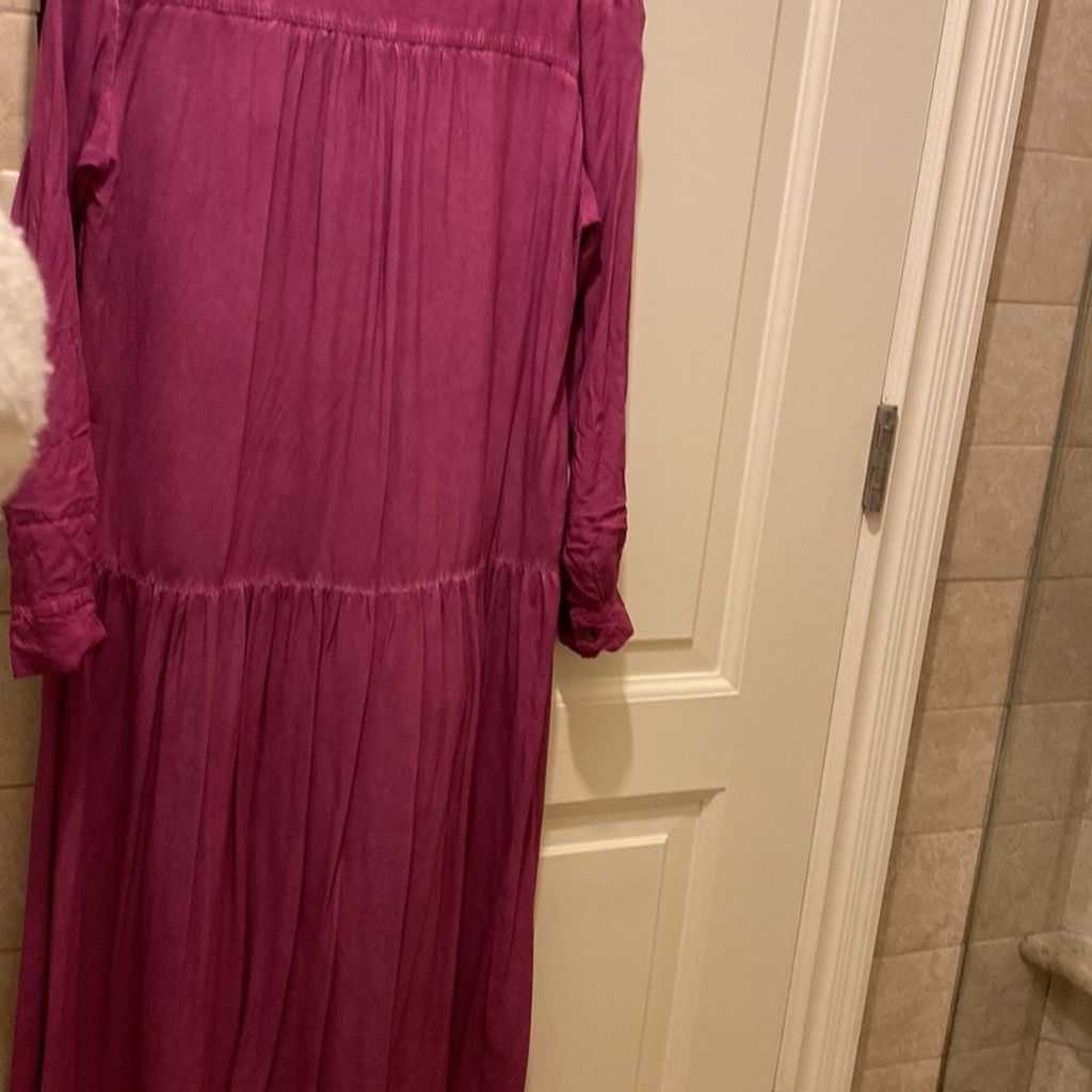 Anthropologie Anthropologie Pilcro and Leather Press Kimberly Maxi Dress Size M / US 6-8 / IT 42-44 - 6 Thumbnail