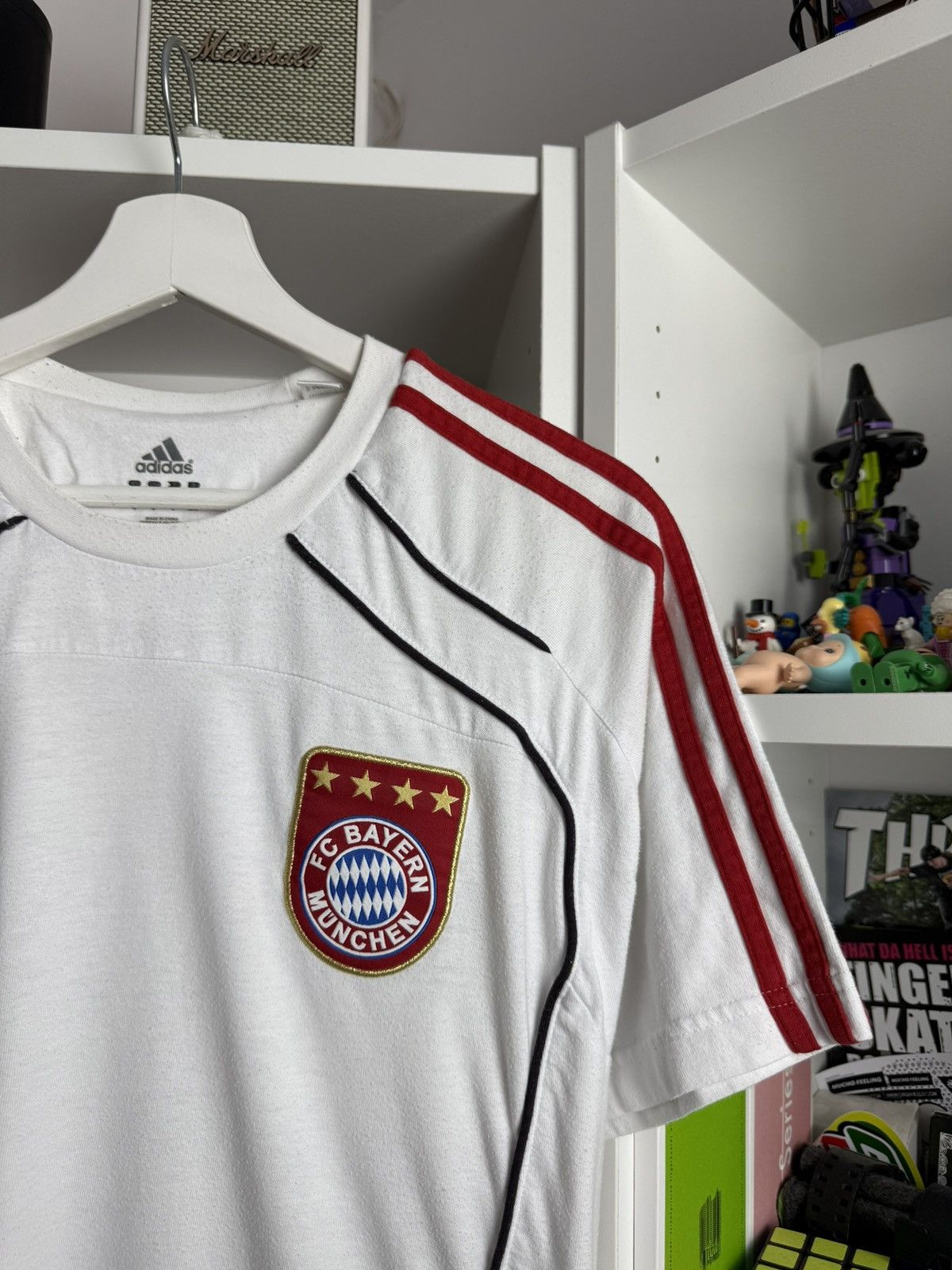 Adidas × Vintage Vintage y2k Adidas FC Bayern Munich blockcore t-shirt soccer Size US M / EU 48-50 / 2 - 4 Thumbnail