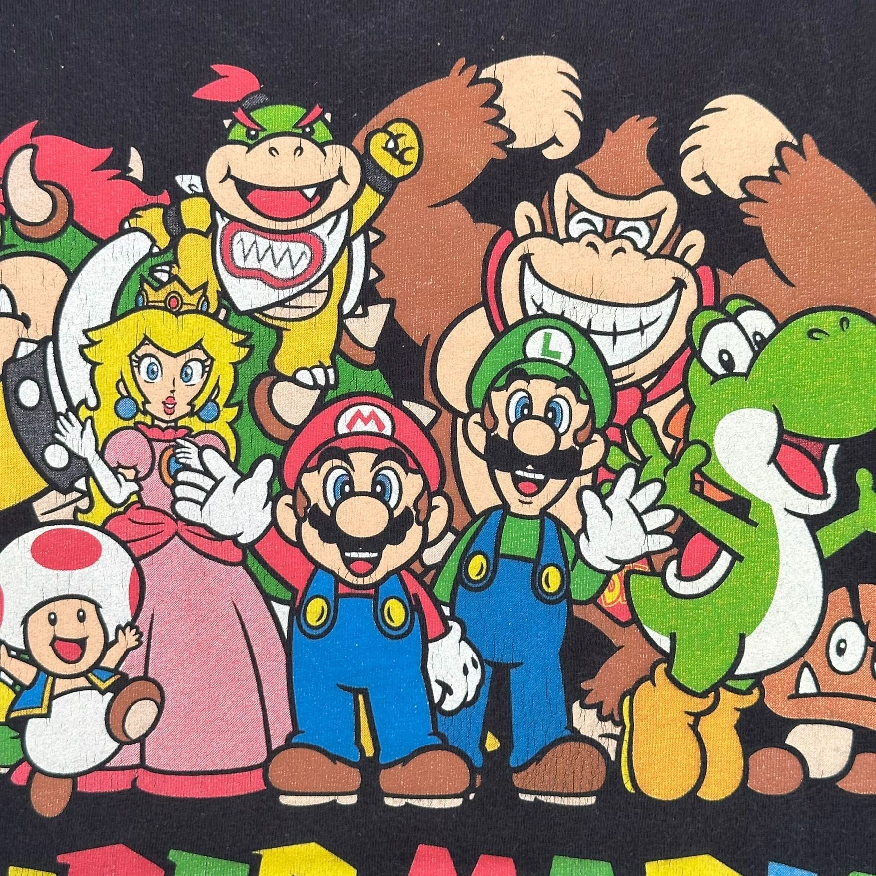 Nintendo Nintendo Super Mario Characters T-Shirt Black L Video Gamer Size US L / EU 52-54 / 3 - 3 Thumbnail