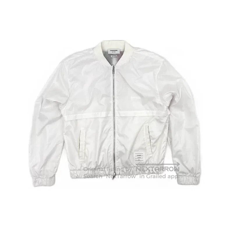 Thom Browne Thom Browne Zipper Long Sleeve Jacket, White, Lightweight Size US L / EU 52-54 / 3 - 4 Thumbnail