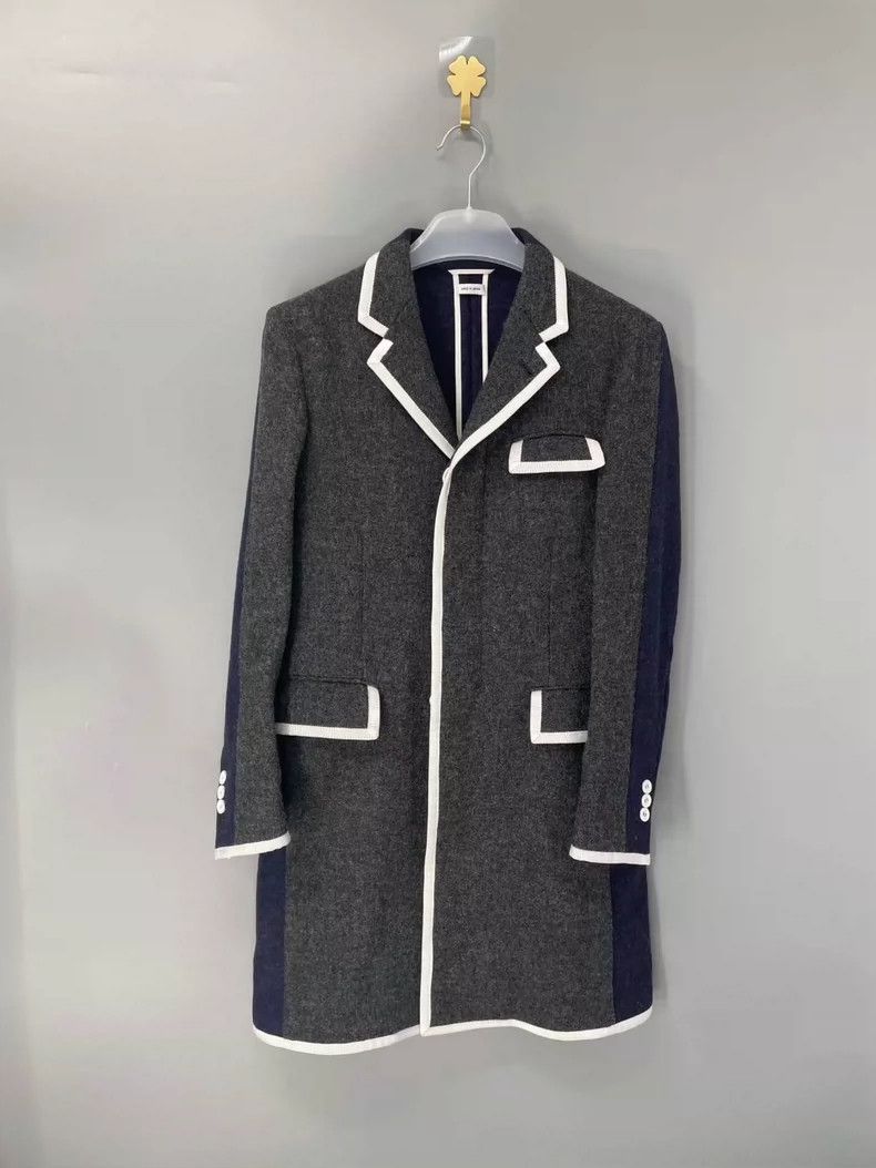 Thom Browne Thom Browne Wool coat 2506-Nextarrow Size US S / EU 44-46 / 1 - 1 Thumbnail