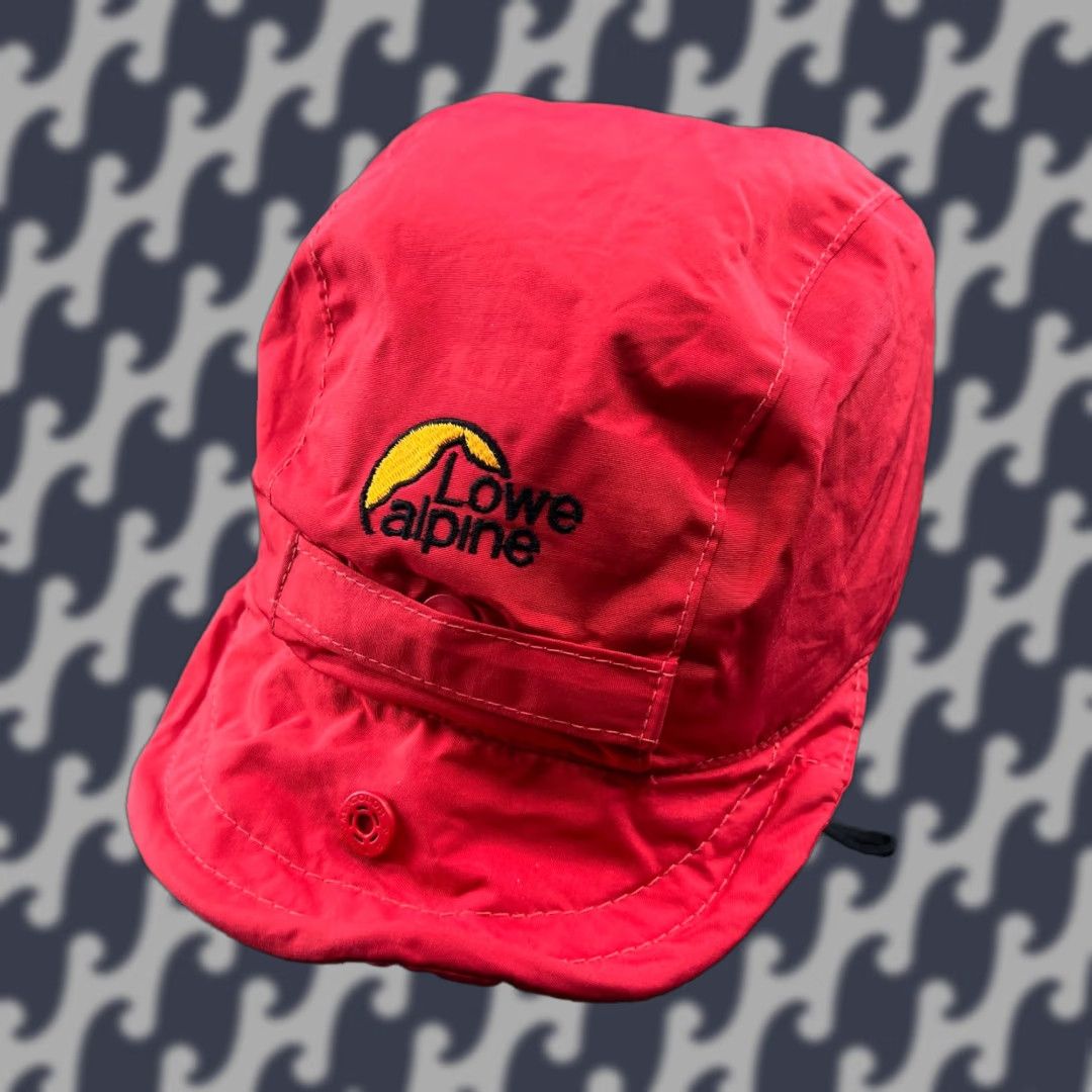 Vintage VINTAGE Lowe Alpine Mountain Cap Triple Point Hat Small Trekking Red Outdoor Hiking Unisex Adults Beanie Mens Womens Boys Girls Size ONE SIZE - 1 Thumbnail