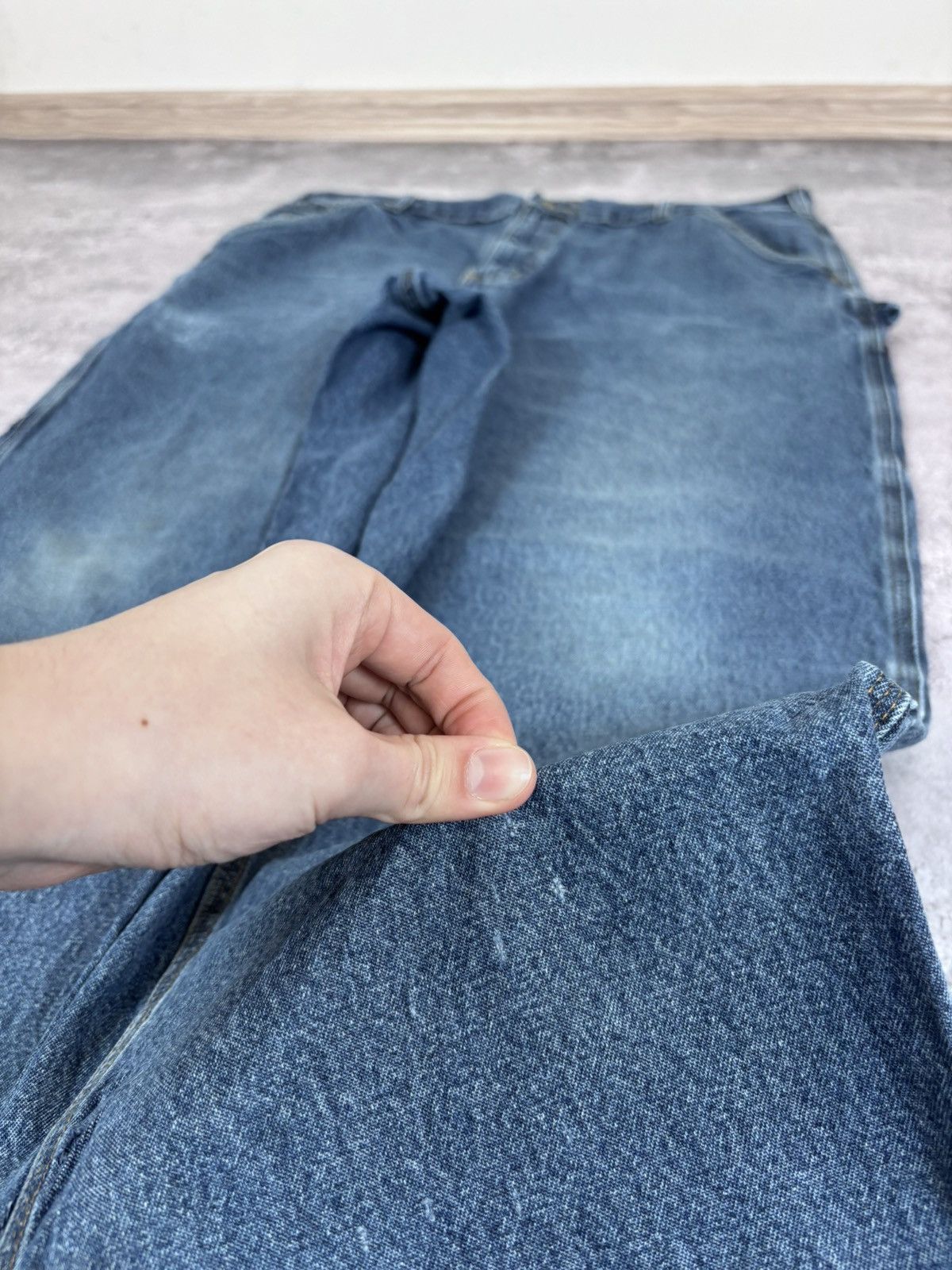 Carhartt Vintage Carhartt Men’s Blue Denim Jeans USA Workwear Size US 40 / EU 56 - 11 Thumbnail