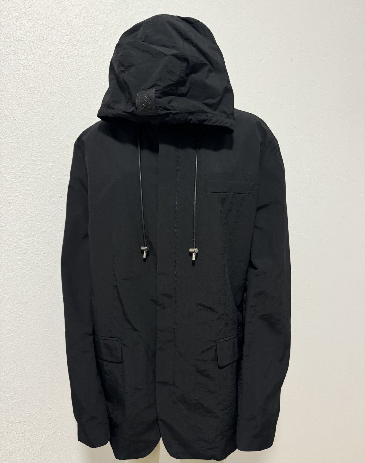Loewe New LOEWE Nylon Jacket in Black Size US M / EU 48-50 / 2 - 2 Thumbnail