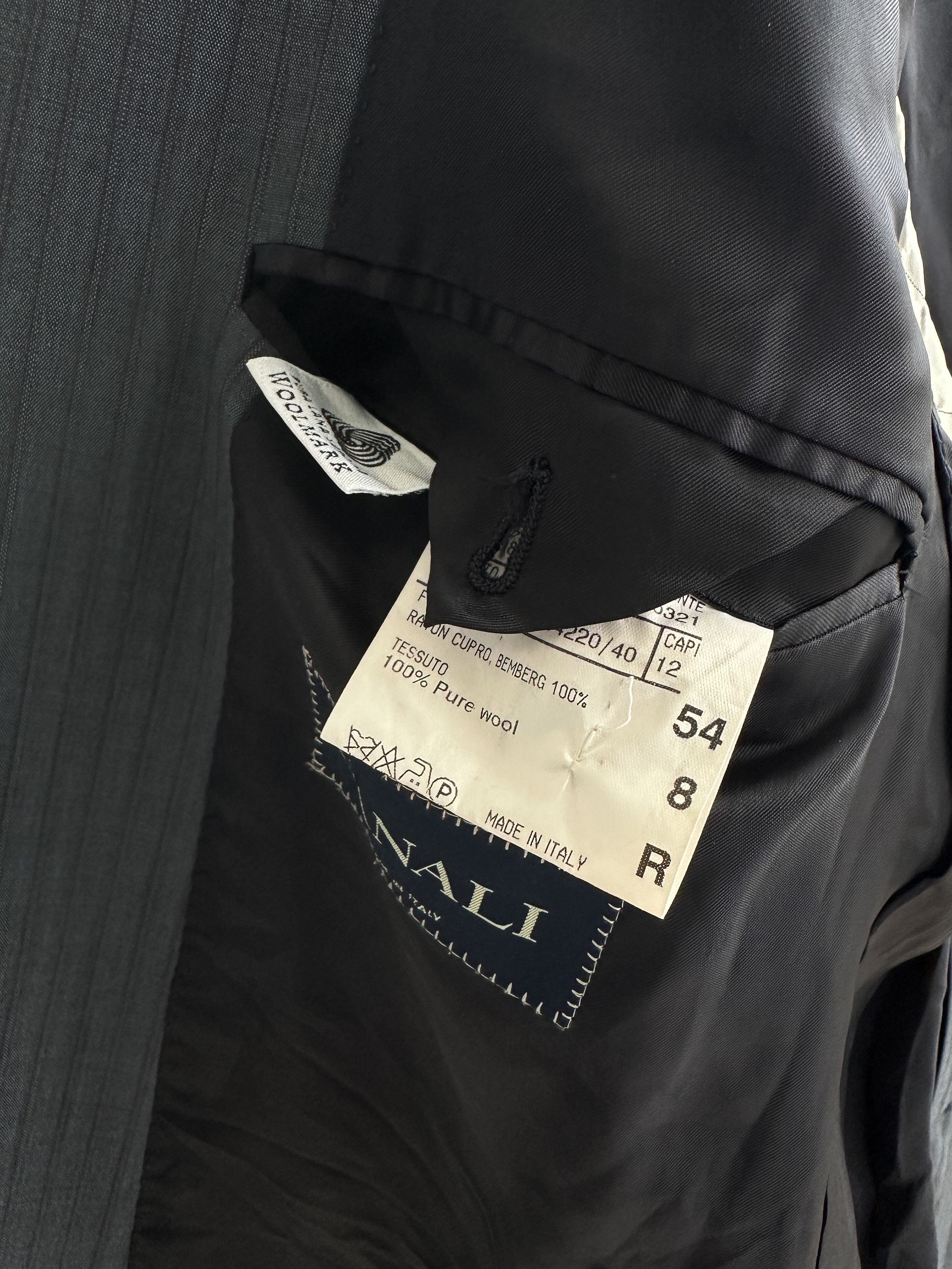Canali Canali Pure Wool Blue Blazer Size 50R - 9 Thumbnail