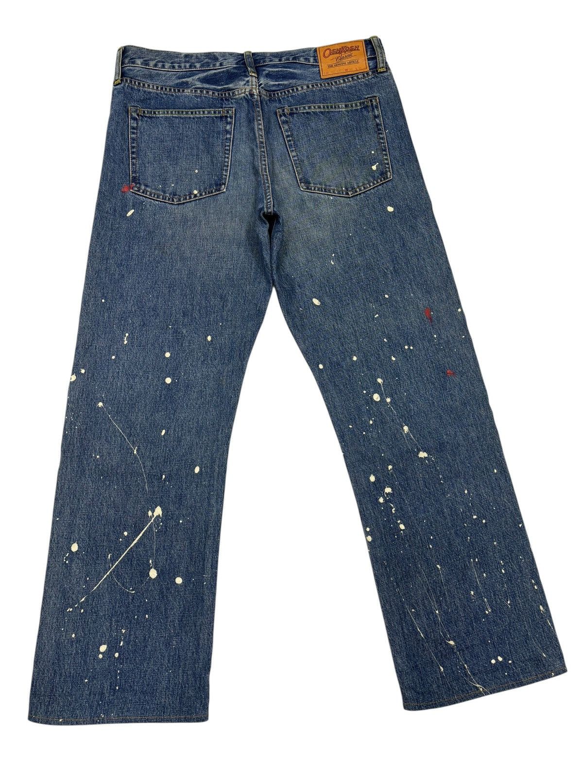 Kapital RARE VINTAGE PAINTER JEANS OSHKOSH BAGGY LOOSE DENIM JEAN Size US 34 / EU 50 - 4 Thumbnail