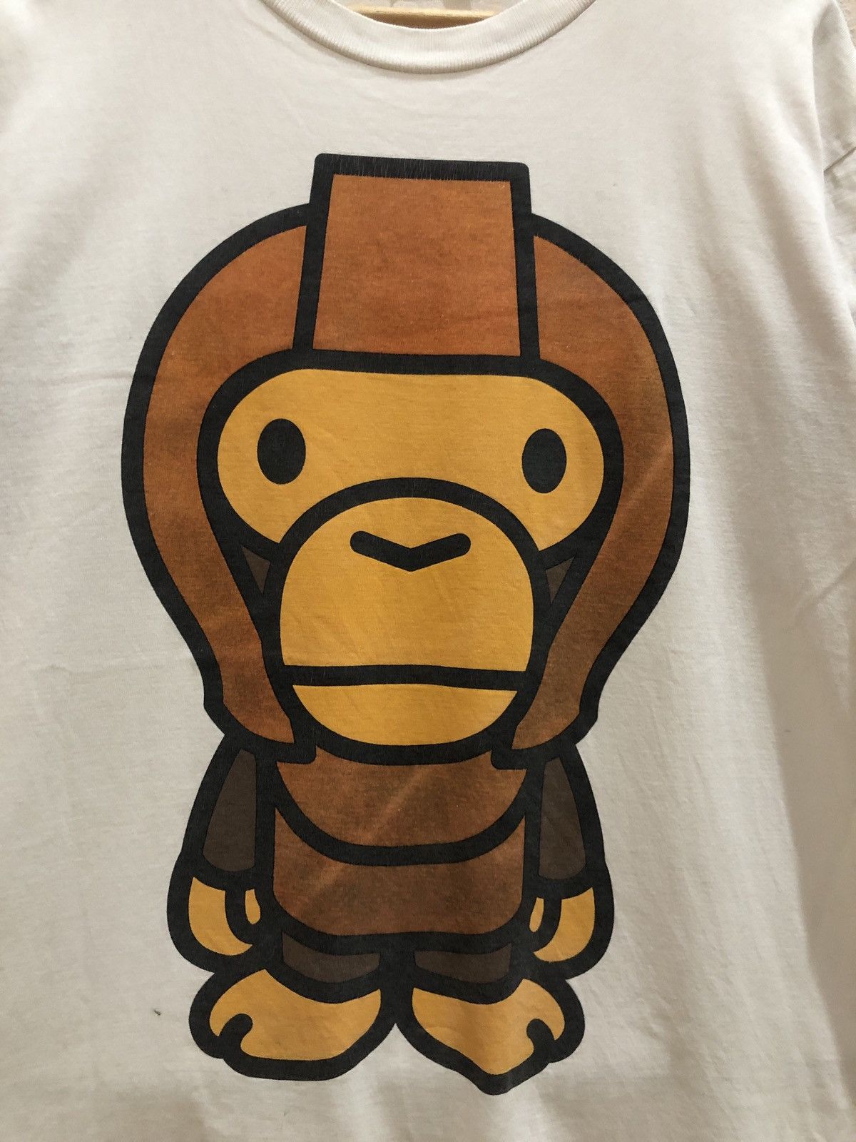 Bape RARE OG 2005 Baby Milo Ape General Big Logo Tshirts Size US L / EU 52-54 / 3 - 3 Thumbnail