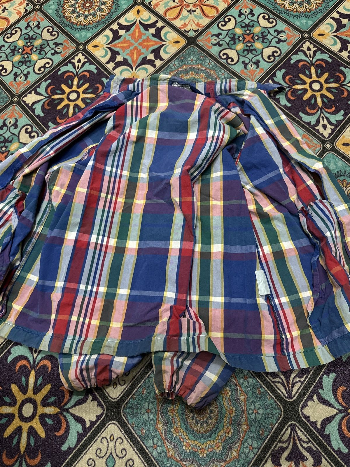 Polo Ralph Lauren Vintage Polo Ralph Lauren Plaid Zipper Light Jacket Size US M / EU 48-50 / 2 - 15 Thumbnail