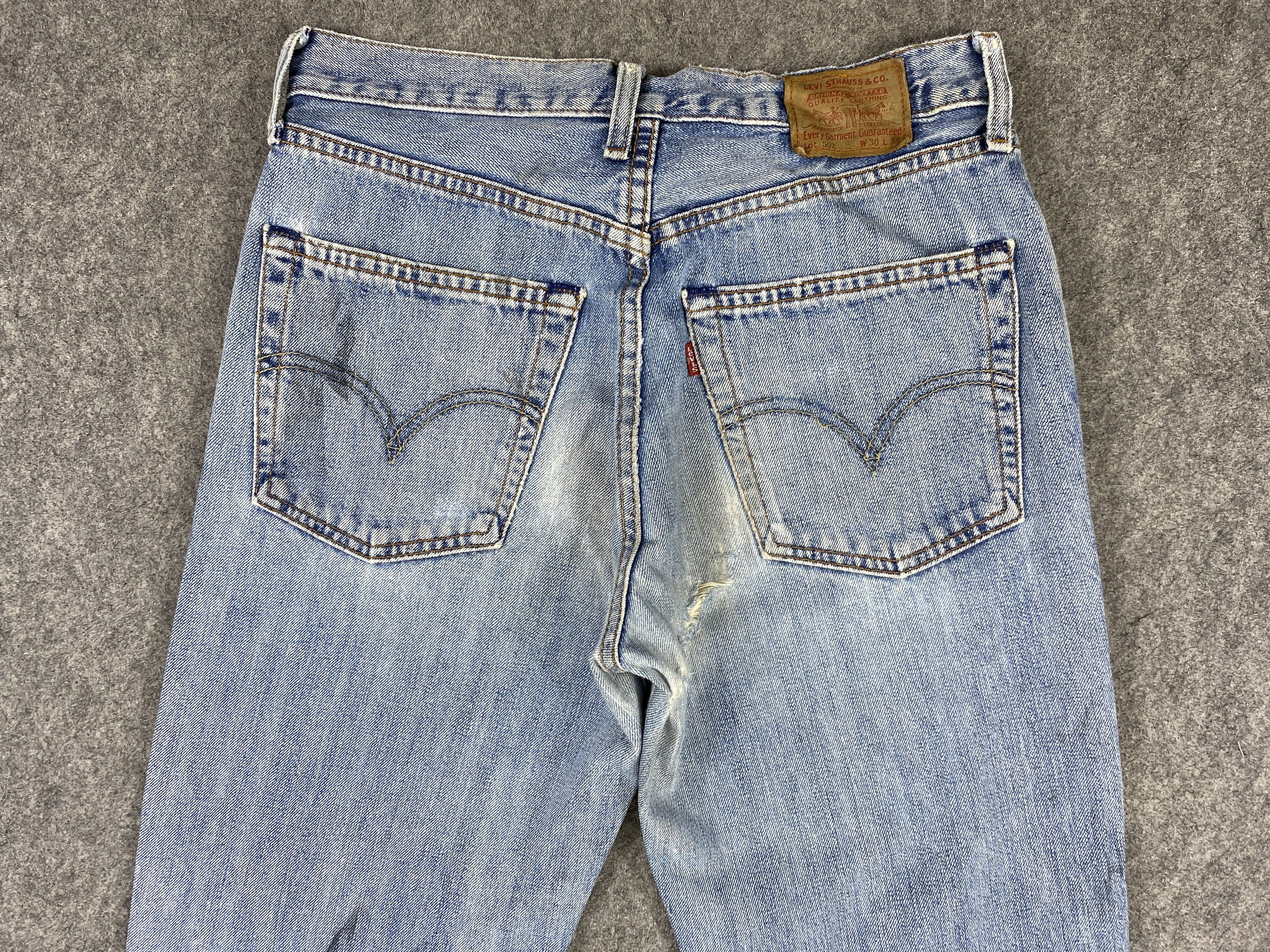 Levi's Earth Tone Vintage Levi's 504 Jeans 28x30 Denim -JN2047 Size US 28 / EU 44 - 4 Thumbnail