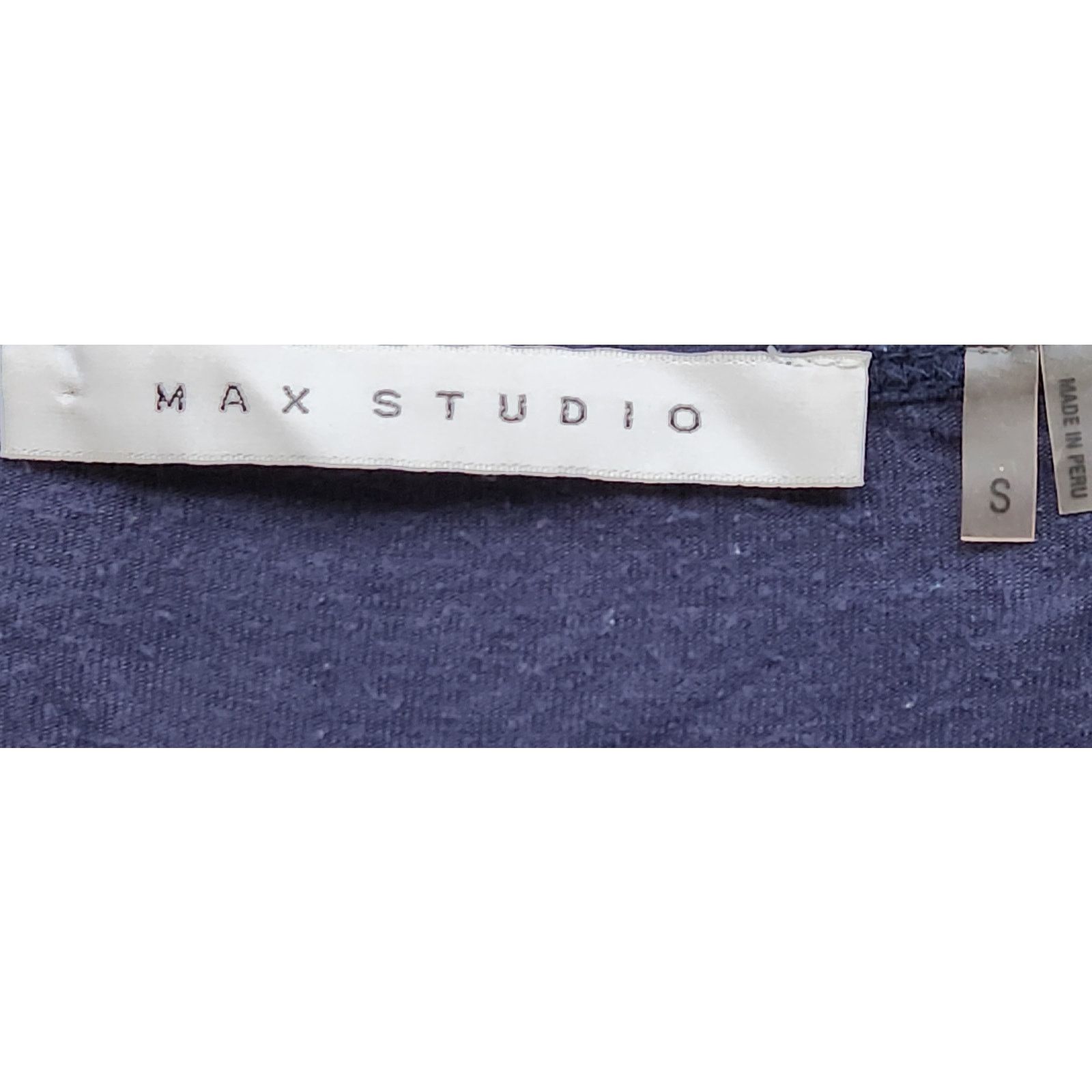Other Max Studios Blue White Gold Striped Boat Neck Top Small Size S / US 4 / IT 40 - 5 Thumbnail