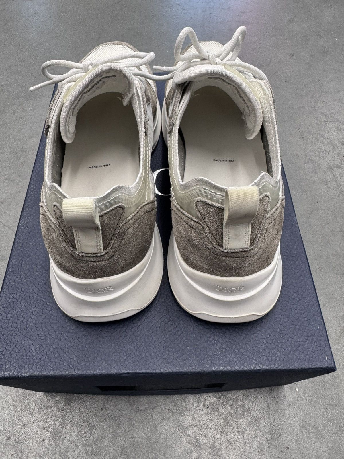 Dior Dior B25 Runner Sneaker White / Grey Size US 9 / EU 42 - 7 Thumbnail