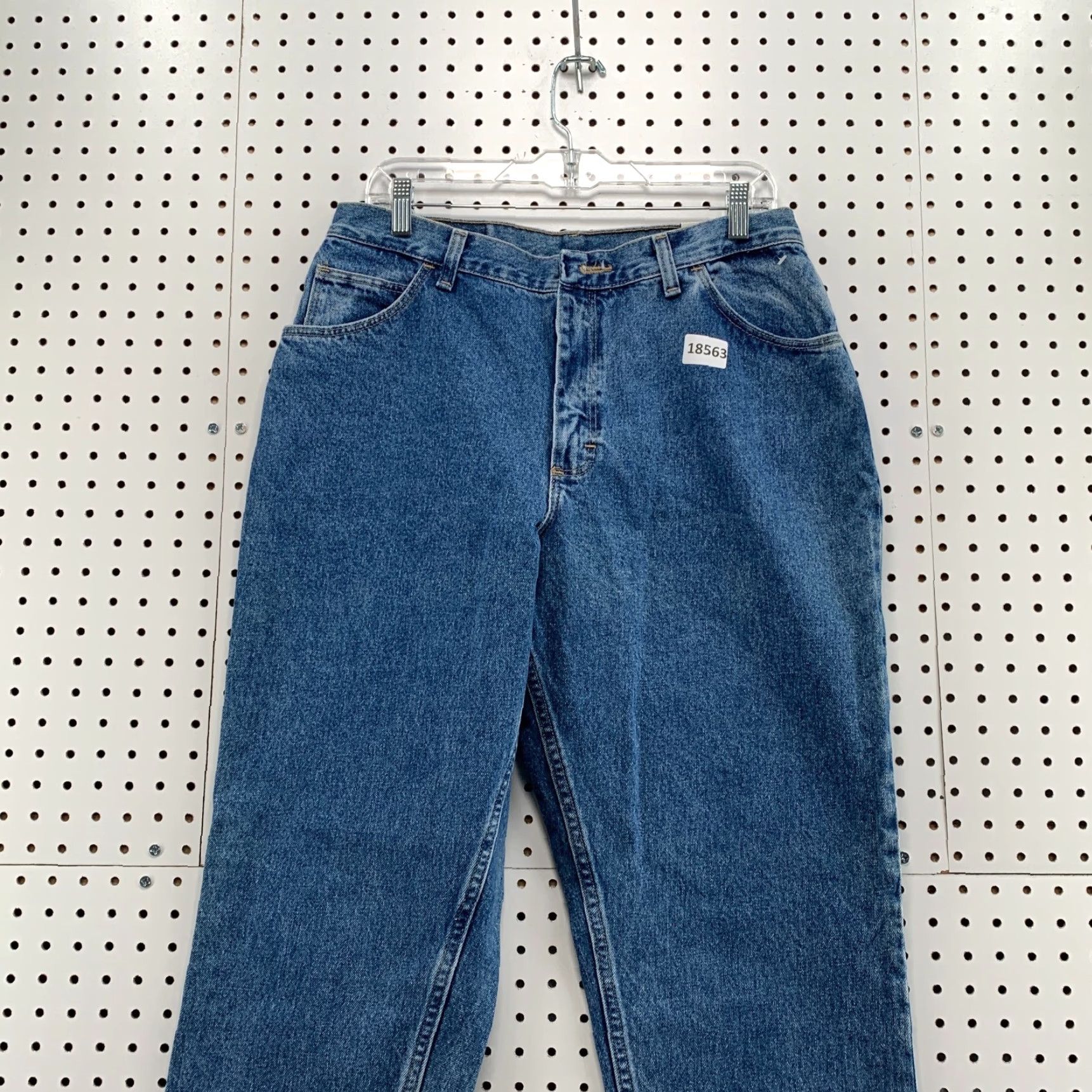 Vintage VINTAGE Gitano Women's High Waist Denim Tapered Mom Jeans 18P Petite 31X29.5 Blue 90s Womens Jeans Gitano Tapered Size 40" / US 18 - 7 Thumbnail