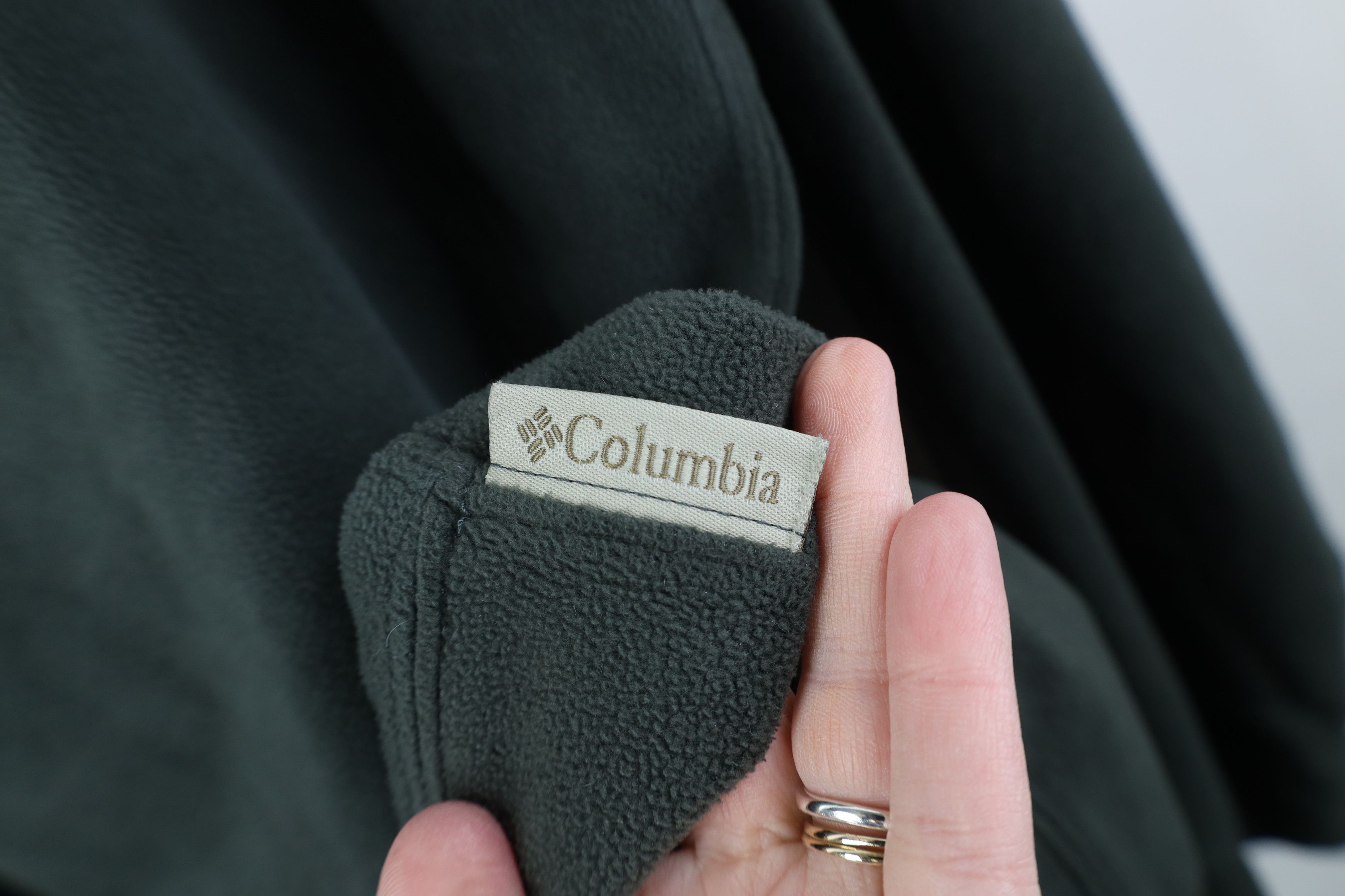 Columbia Vintage Columbia Spell Out Fleece Crewneck Sweater Green Size US XXL / EU 58 / 5 - 4 Thumbnail
