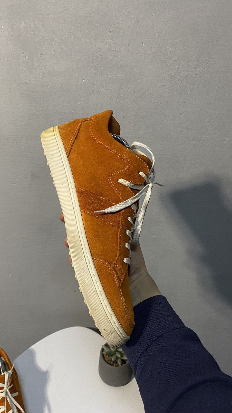 Tod's Tods orange suede sneakers size : 8,5 Size US 8.5 / EU 41-42 - 6 Thumbnail