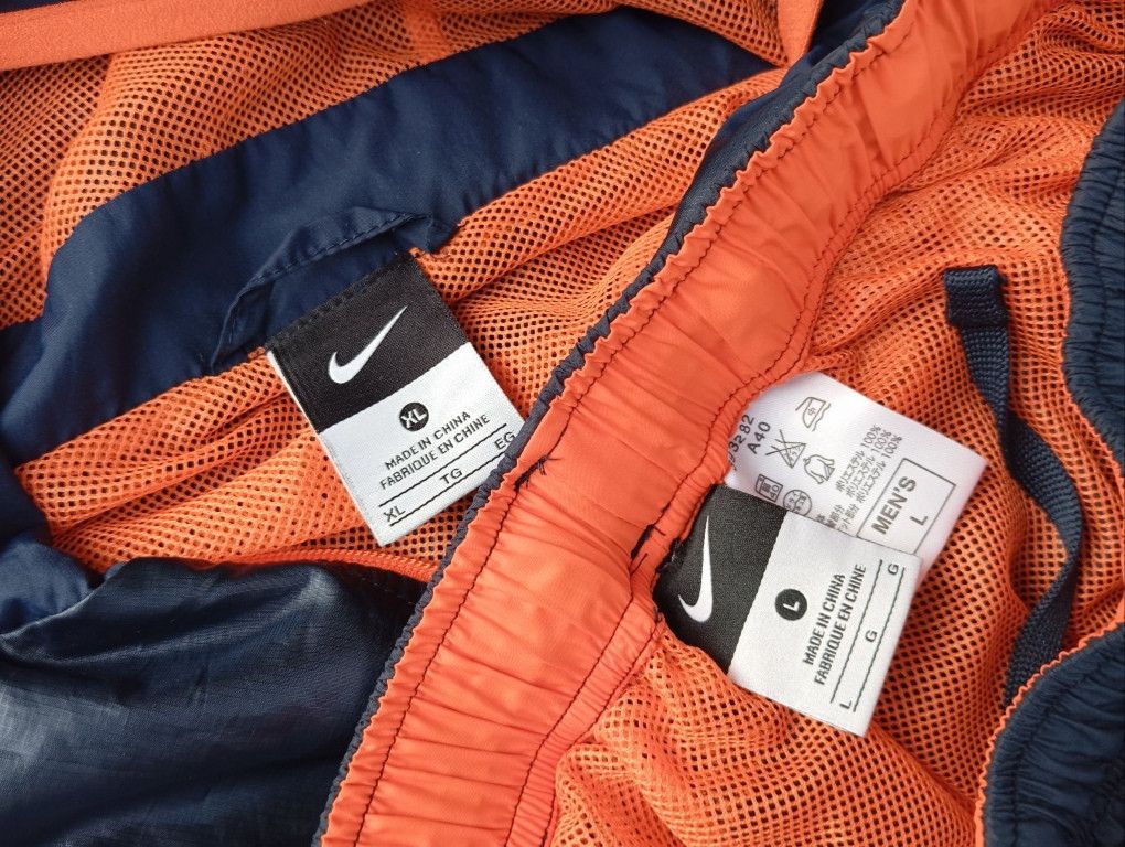 Nike Nike Tracksuit ⚽⚾🎾 Combo Windbreaker & 3Q pants Size US M / EU 48-50 / 2 - 9 Thumbnail