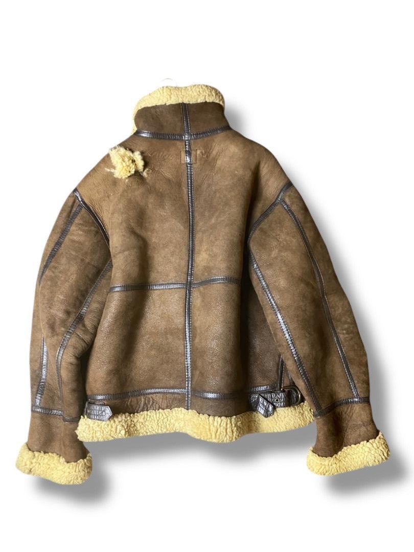 Japanese Brand Vintage B-3 Shearling Leather Jacket (146) Size US M / EU 48-50 / 2 - 2 Thumbnail