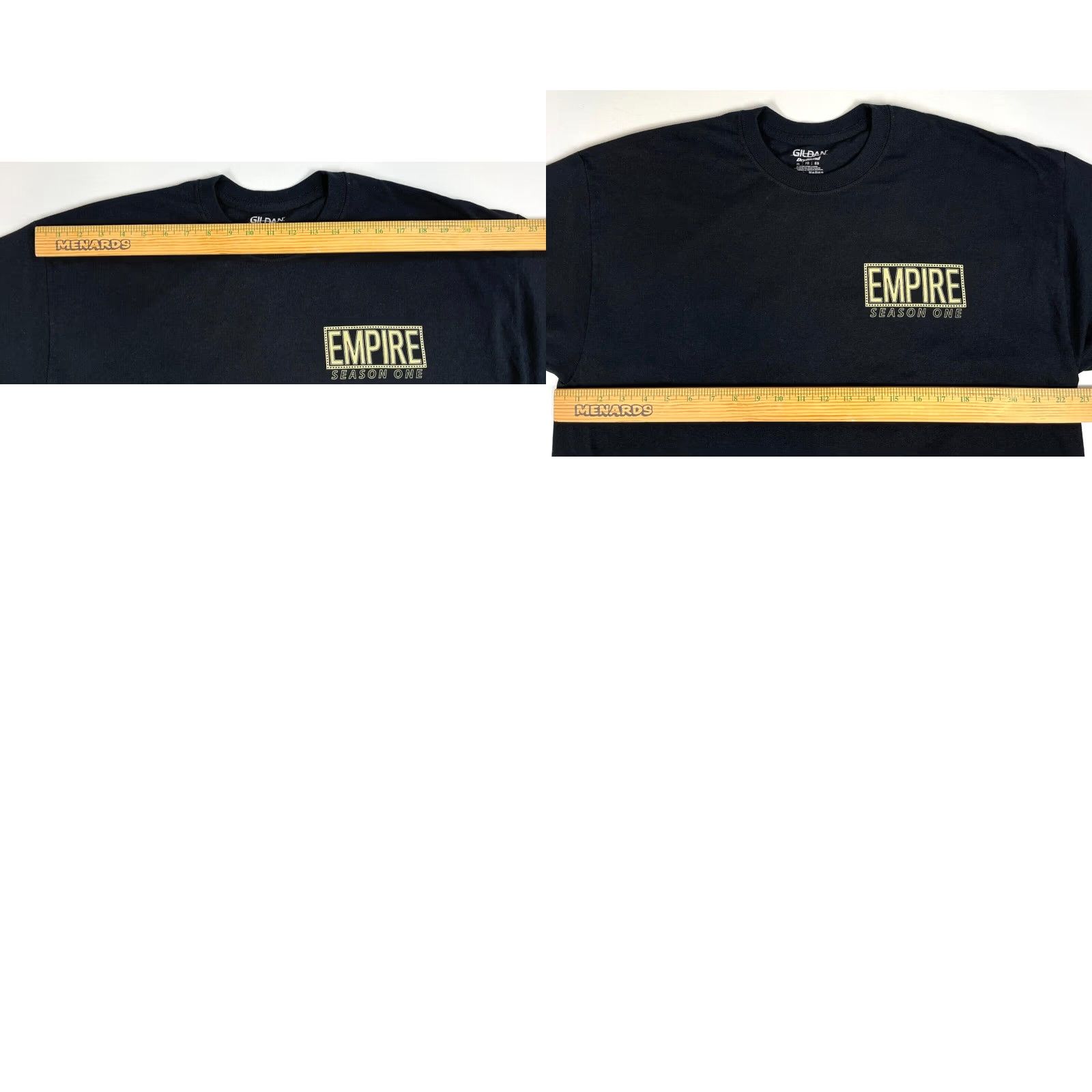 Gildan Men's Empire Season One Film Crew T-Shirt TV Show Black XL Shirt Mens Size US XL / EU 56 / 4 - 8 Thumbnail