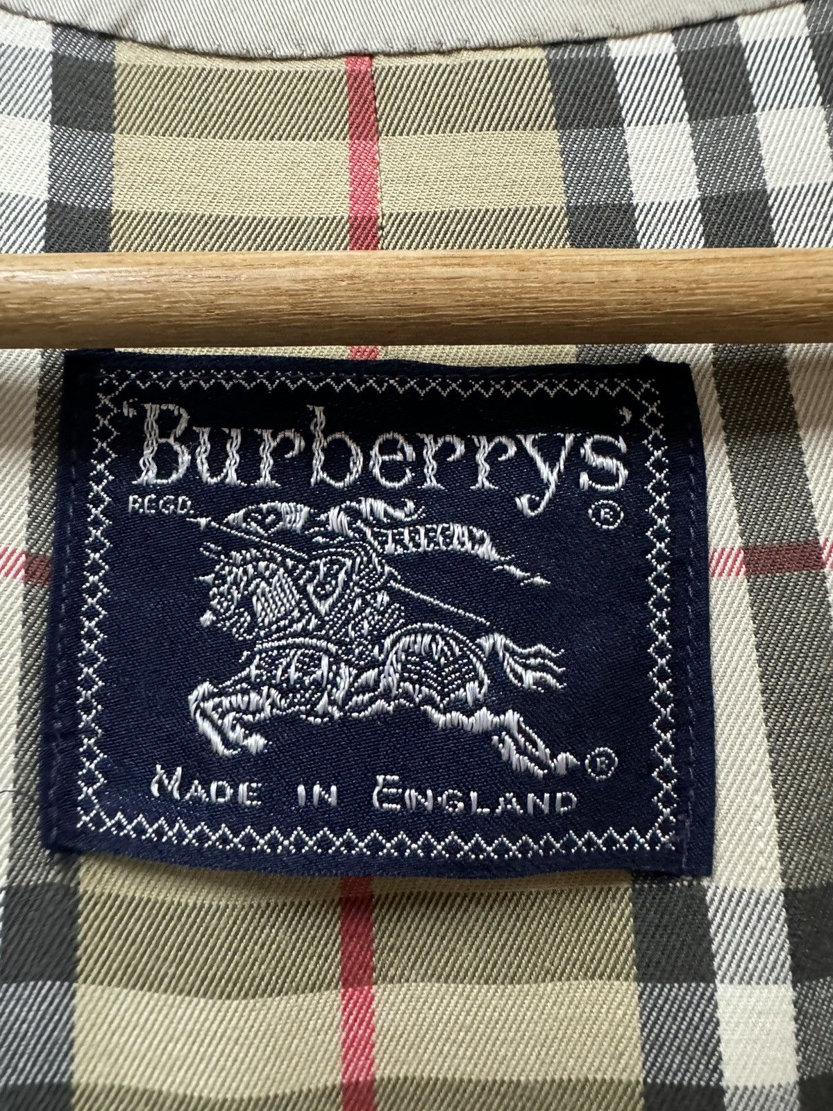 Vtg🔥Burberrys Prorsum Trench coat Novacheck Made in England