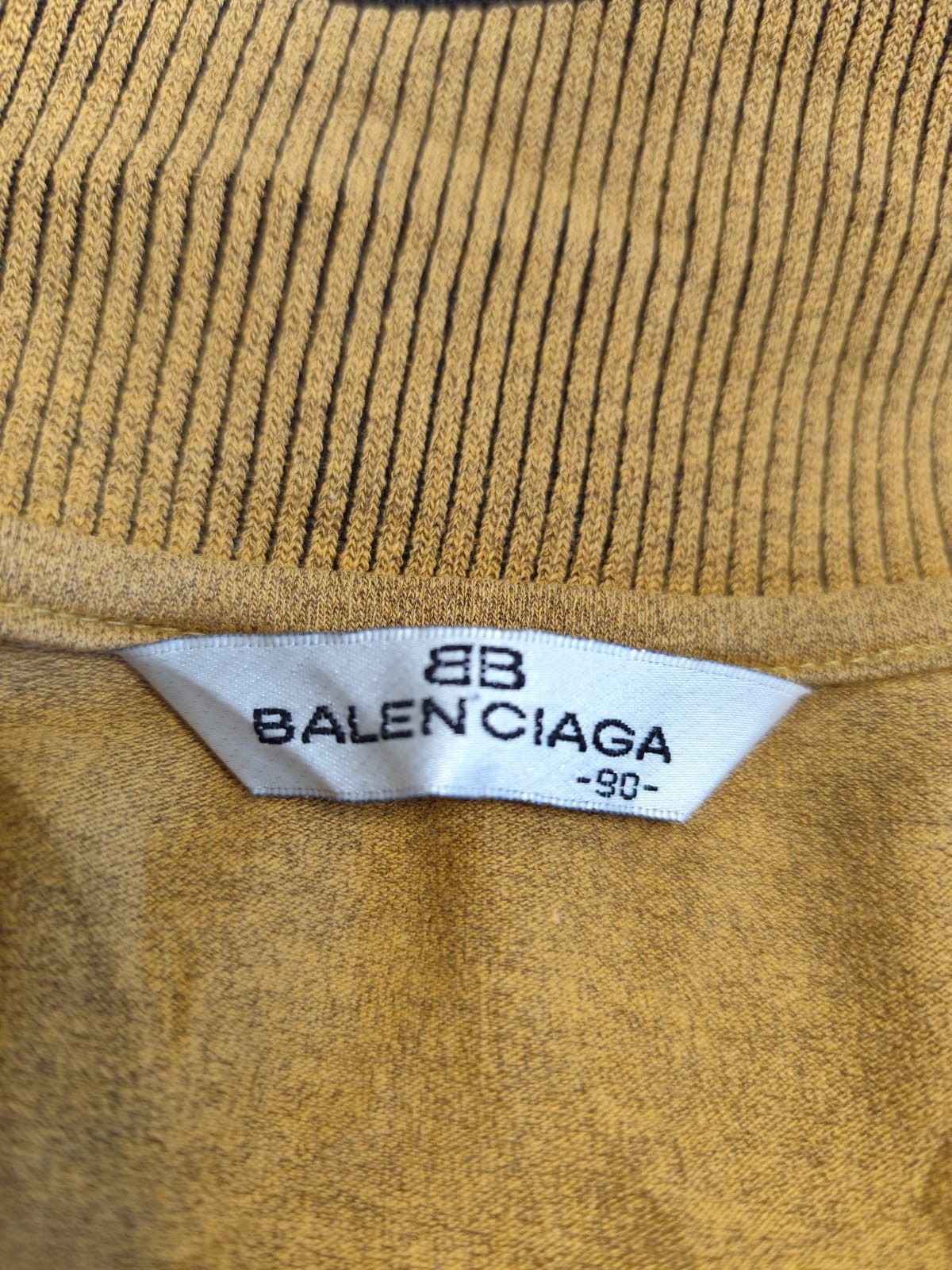 Balenciaga × Vintage Vintage Balenciaga BB halfzip long sleeve polo shirt Size US M / EU 48-50 / 2 - 8 Thumbnail