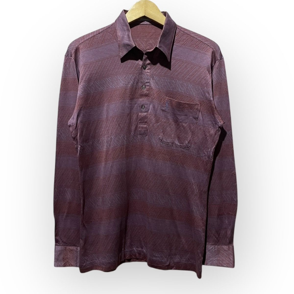 Vintage × Yves Saint Laurent Yves Saint Laurent Polo Shirt Size US M / EU 48-50 / 2 - 1 Thumbnail
