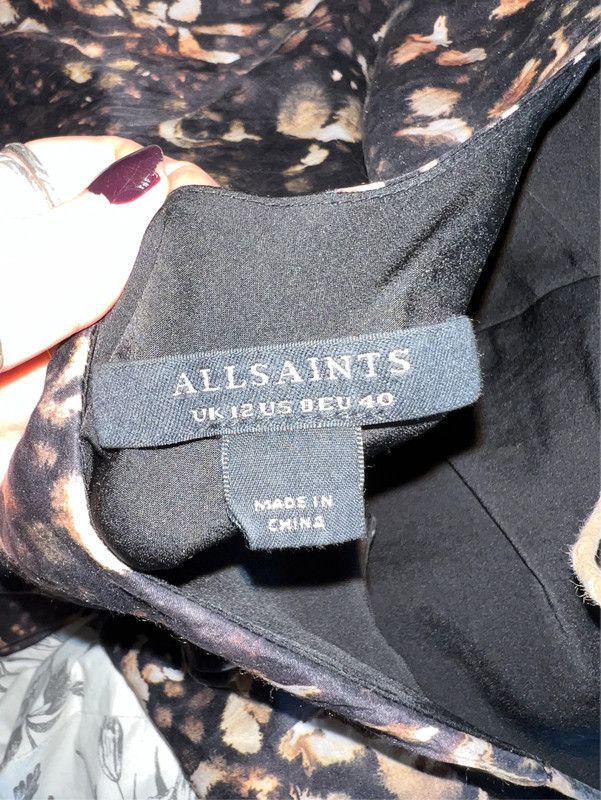 Allsaints All Saints slip dress abstract pattern Size L / US 10 / IT 46 - 4 Thumbnail