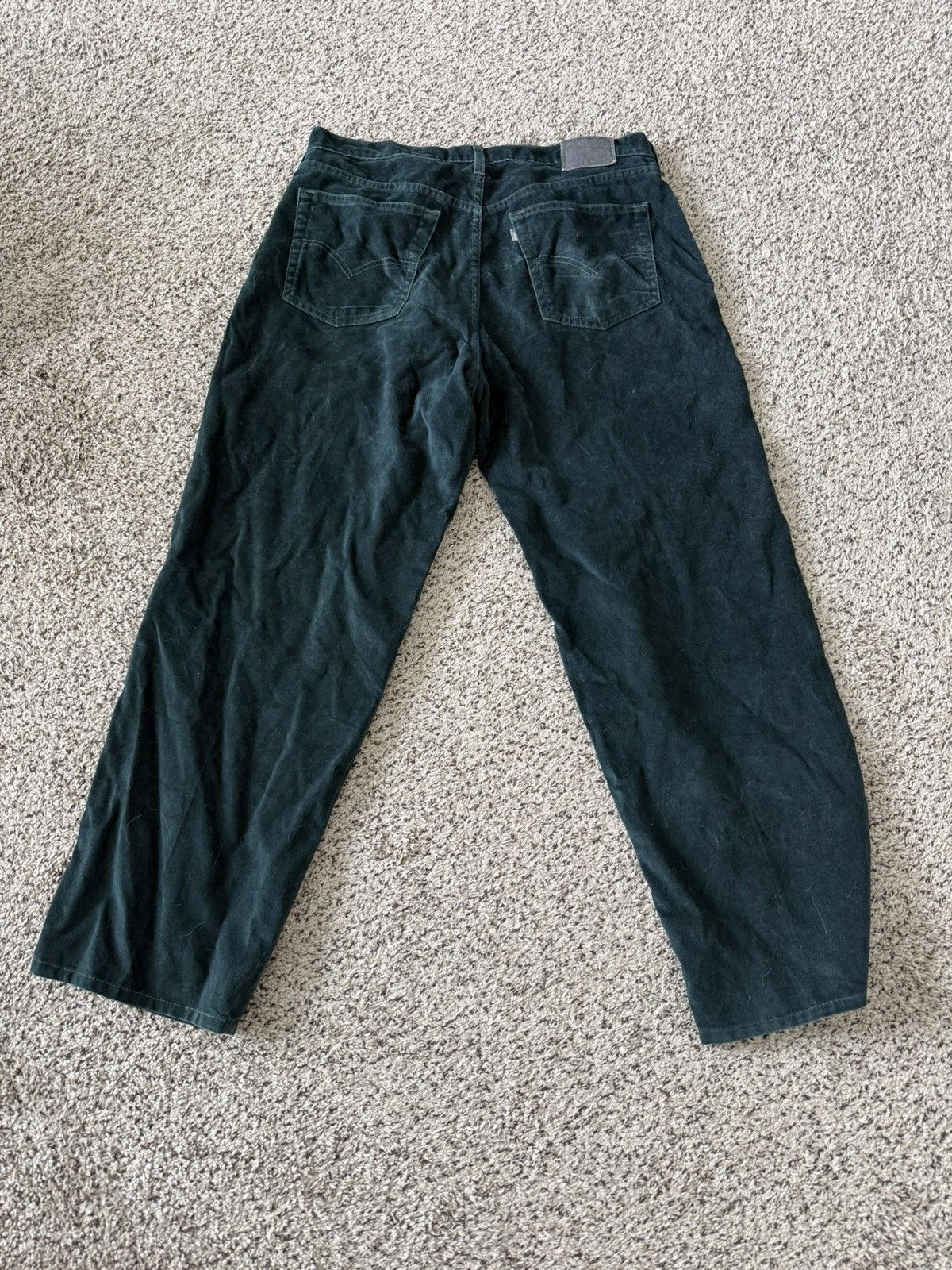 Levi's Vintage Clothing Vintage Levi’s Baggy Silvertab Green Corduroy Pants Size US 38 / EU 54 - 4 Thumbnail