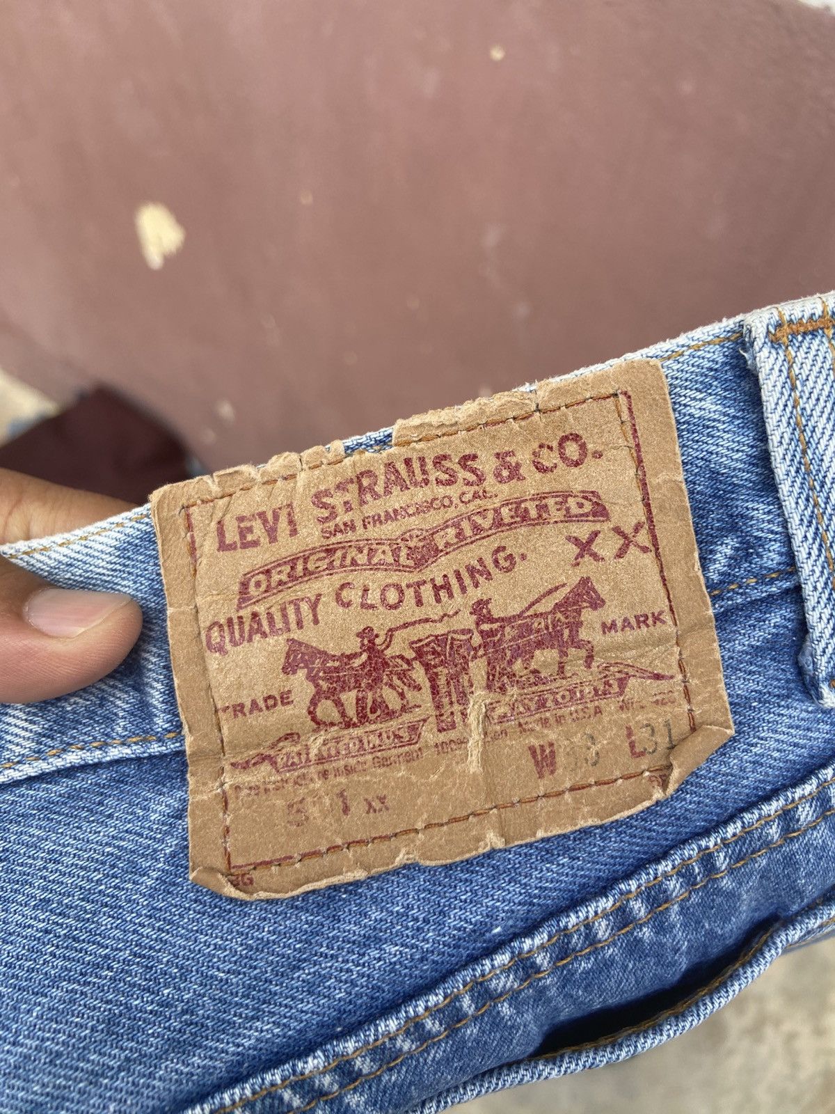 Levi's Vintage Levi’s 501XX Distressed Fade Pant Size US 30 / EU 46 - 5 Thumbnail