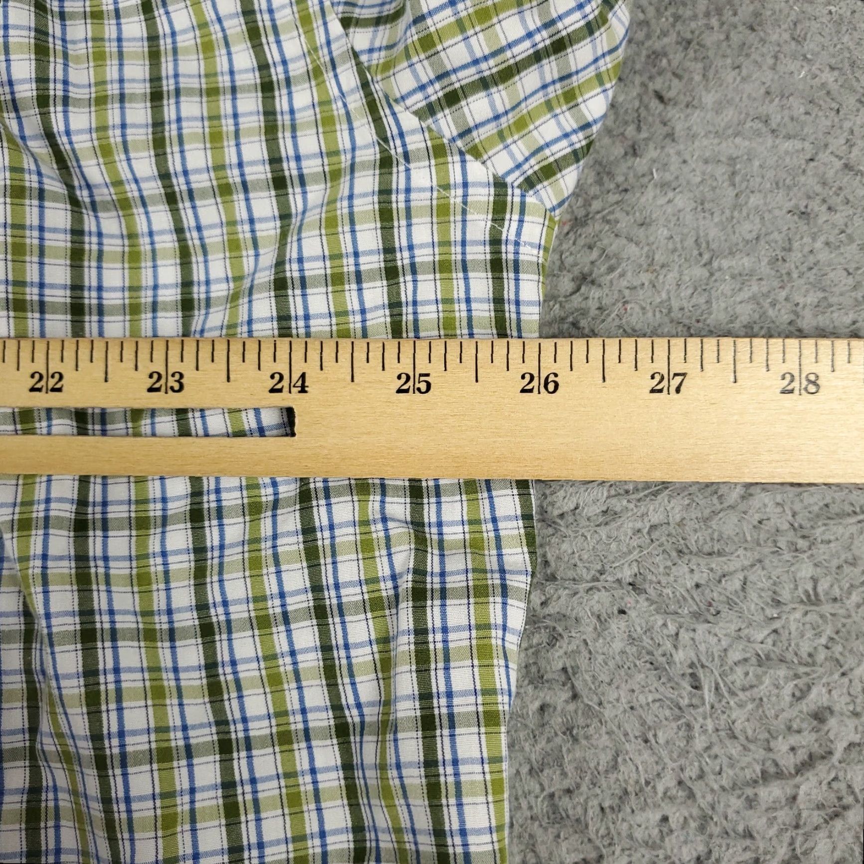 Brooks Brothers Brooks Brothers Button-Up Shirt Mens Large Green Plaid Long Sleeve Casual Size US L / EU 52-54 / 3 - 5 Thumbnail