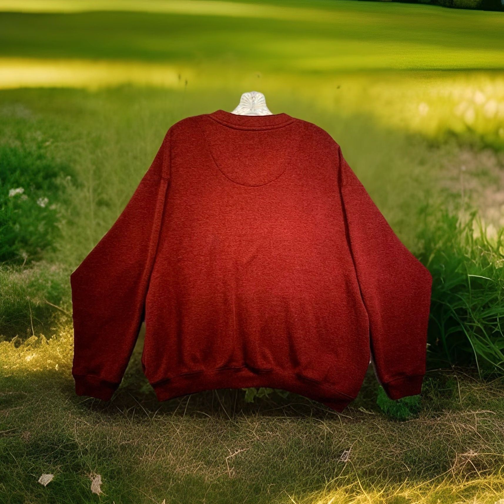 PGA Tour PGA TOUR Men’s Pullover Sweatshirt Red XL V Neck Embroidered Logo Golf Pockets Size US XL / EU 56 / 4 - 2 Thumbnail