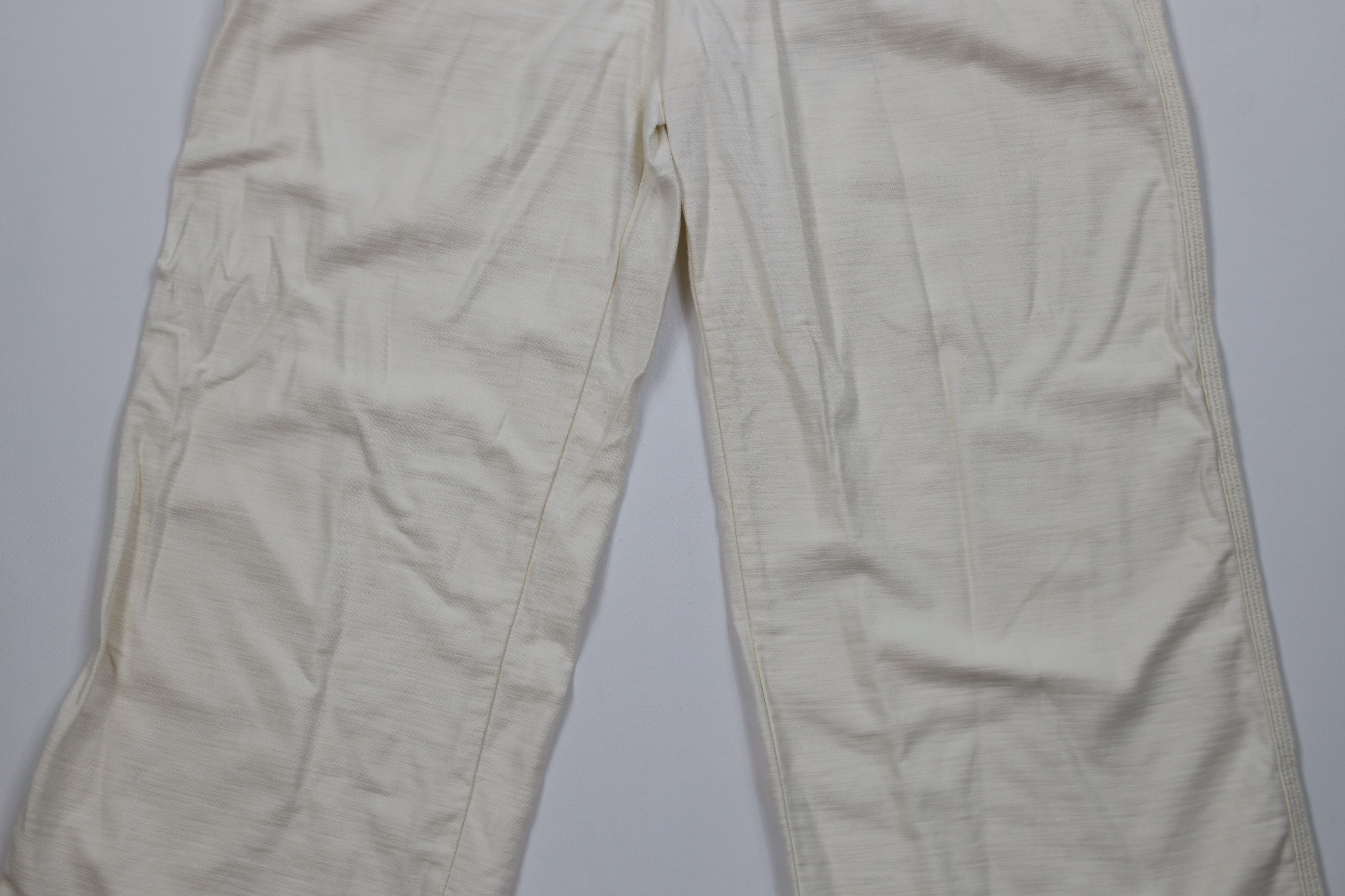 Patagonia Patagonia Flared Wide Leg Slub Woven Pants Cream Cotton Size 32" / US 10 / IT 46 - 3 Thumbnail