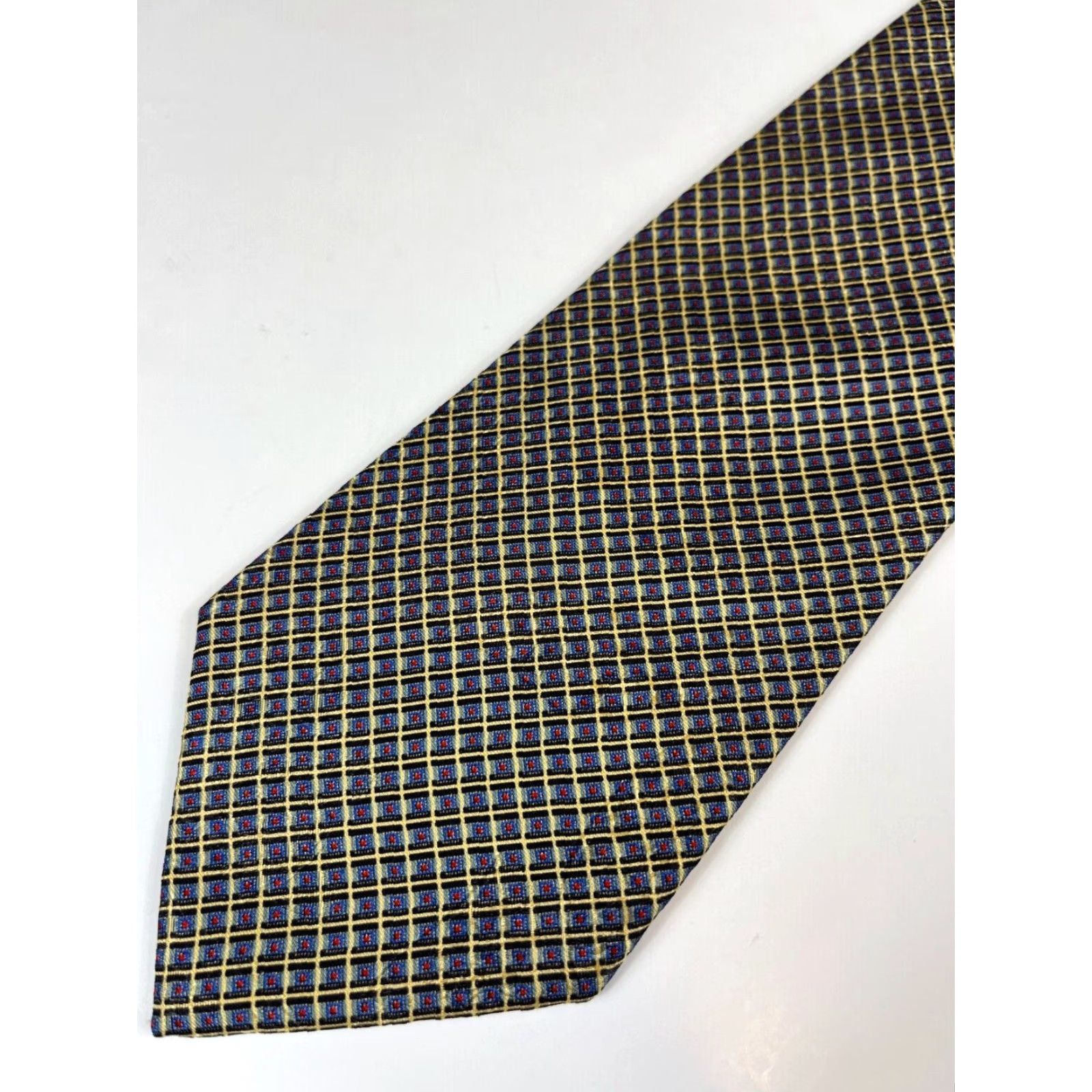 Stefano Ricci VINTAGE Men's Stefano Ricci Silk Tie Check Floral Holographic Made in Italy Size ONE SIZE - 4 Thumbnail