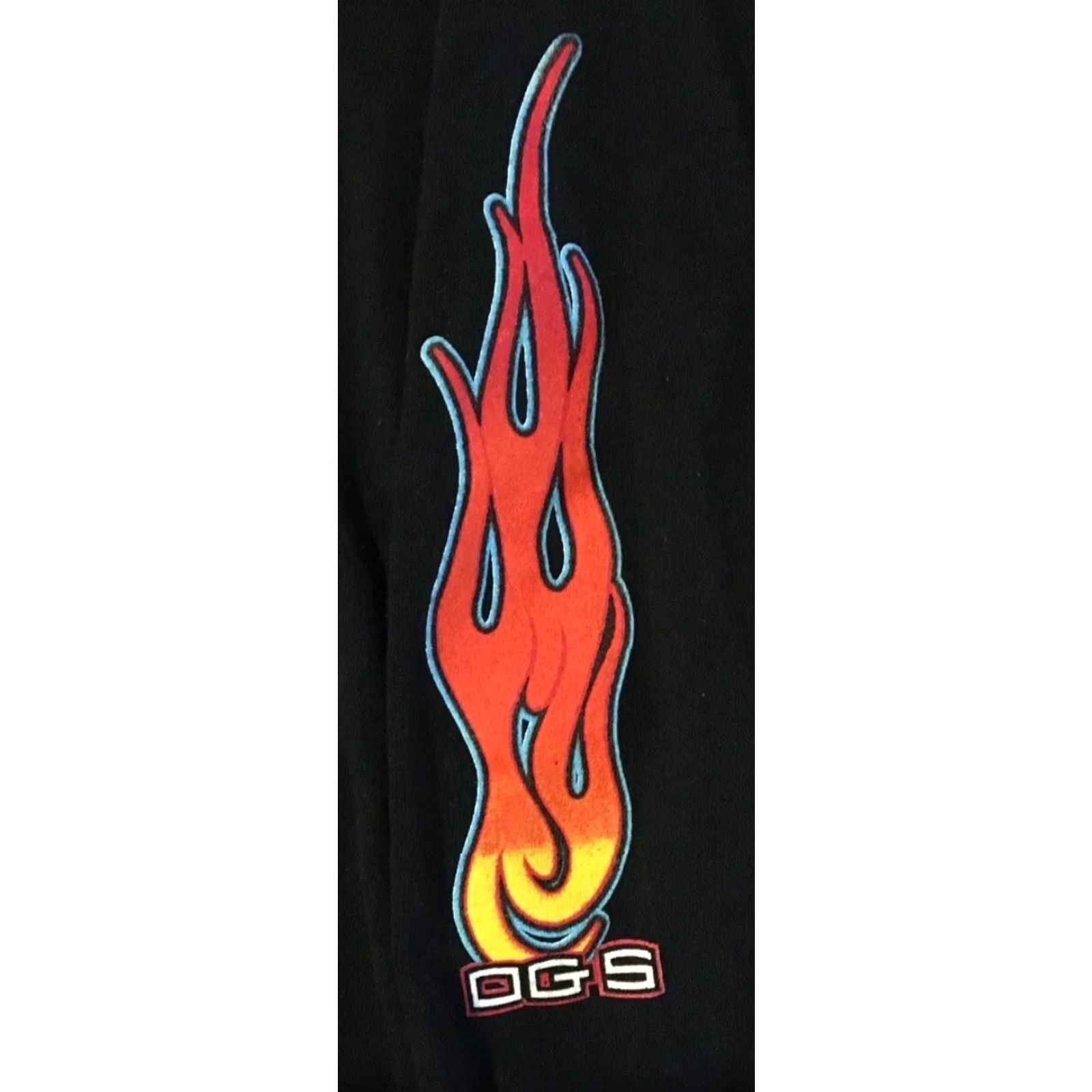 JNCO Vtg Glamis Faded Flame Shirt XS Grunge Biker Punk Fire Skate Racing Y2K 90s Jnco Size US XS / EU 42 / 0 - 5 Thumbnail