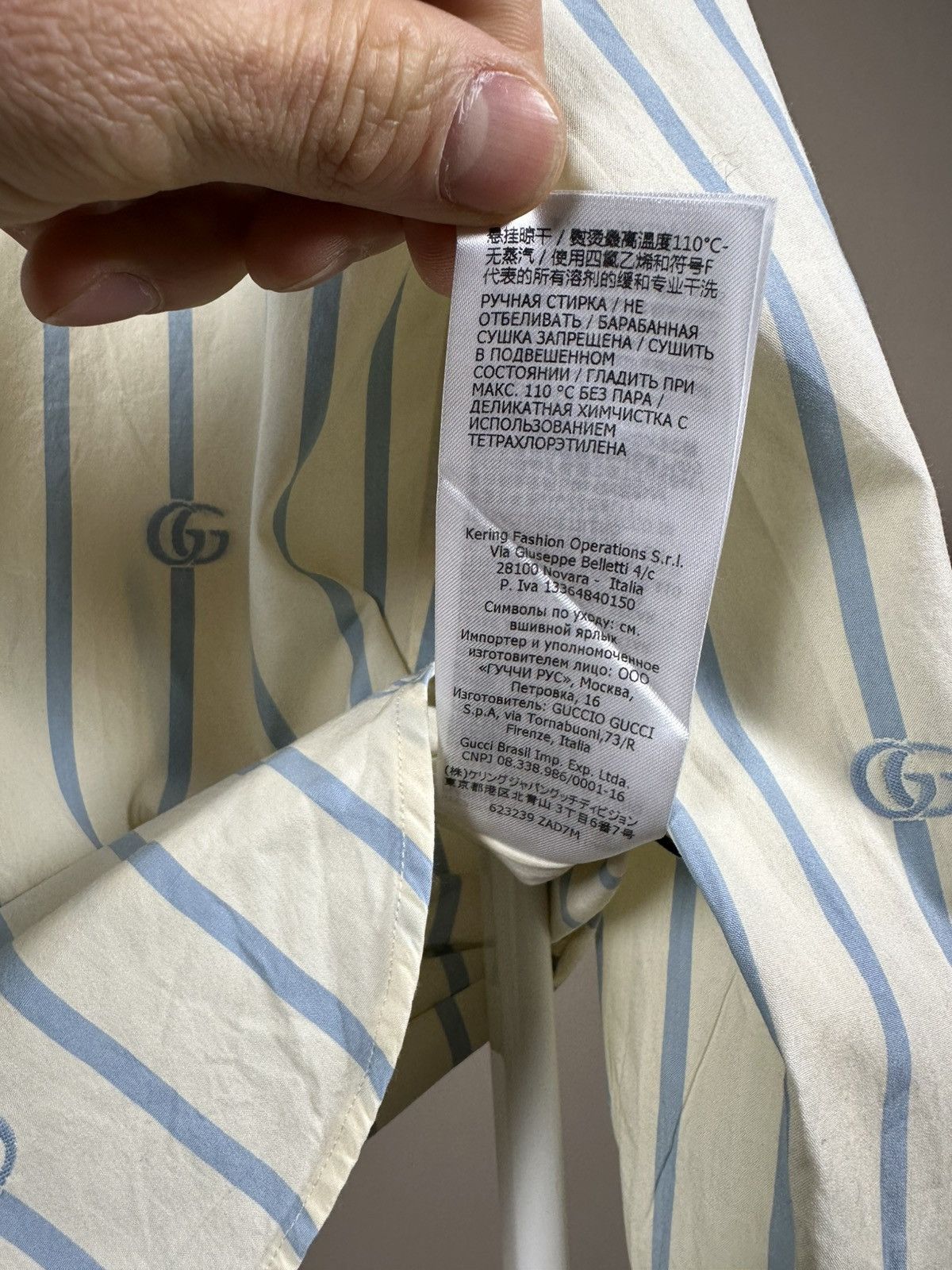 Gucci Gucci monogram shirt Size US M / EU 48-50 / 2 - 9 Thumbnail