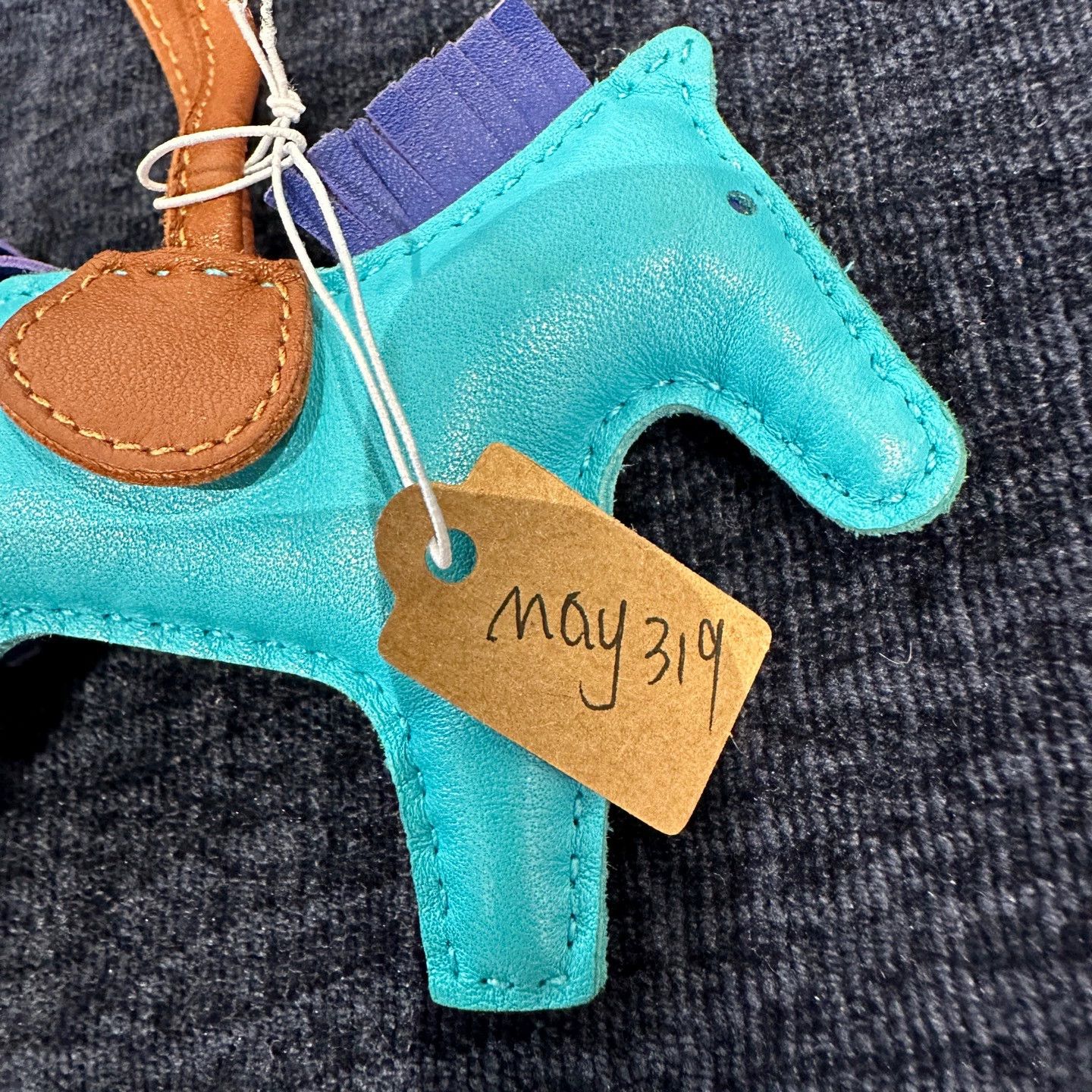 Hermes Hermes May319 Blue Mini Horse Bag Charm Size ONE SIZE - 4 Thumbnail