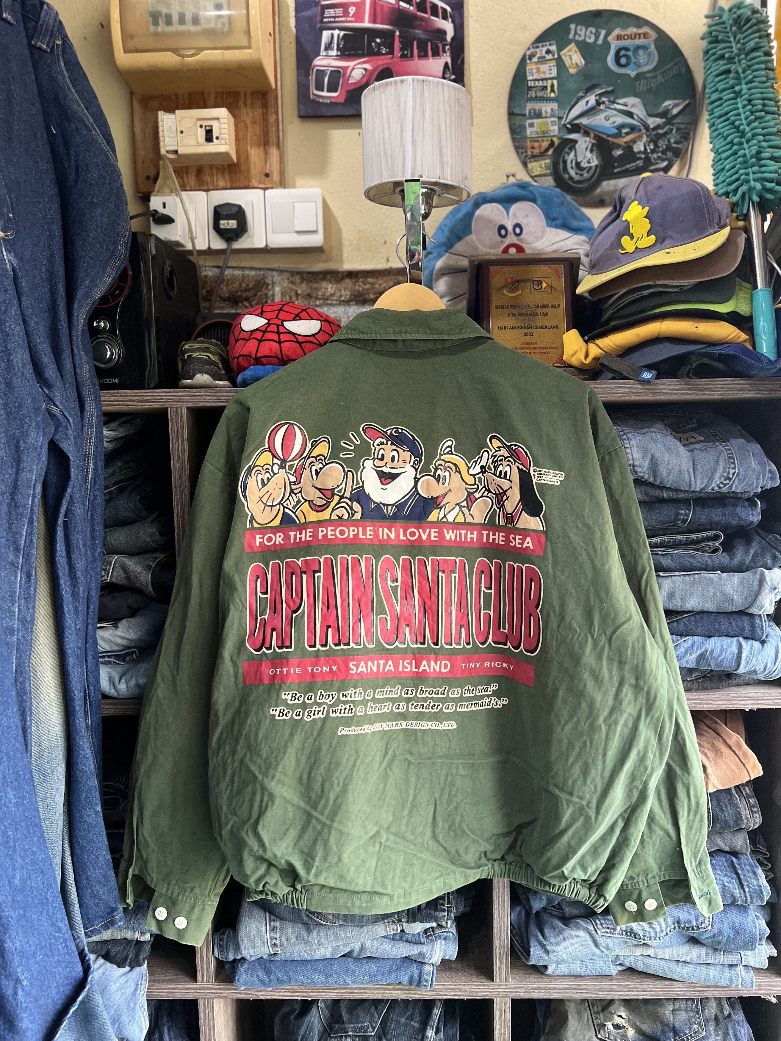 Captain Santors 🔥Vintage Captain Santa Club Zipper Jacket Size US XL / EU 56 / 4 - 17 Thumbnail