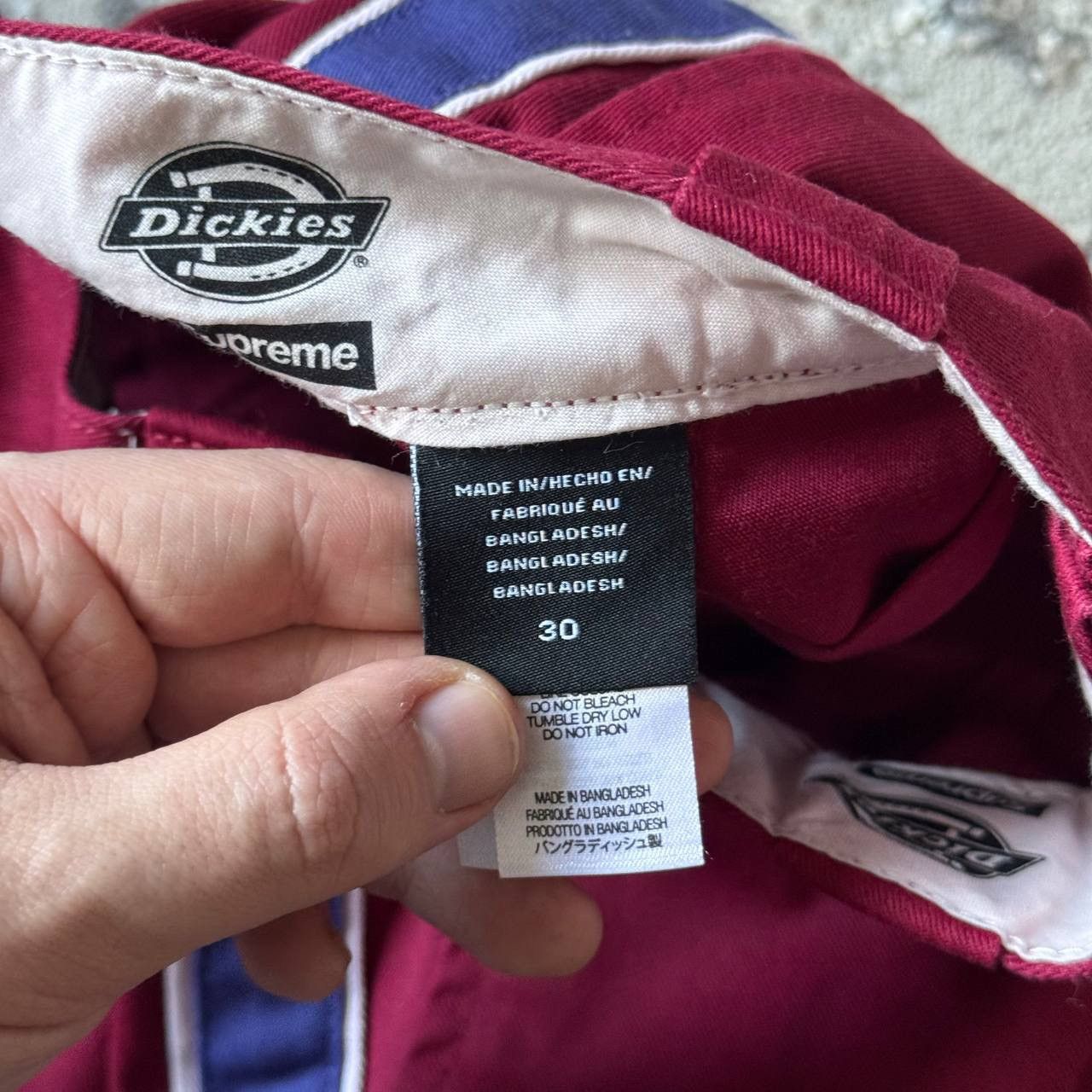 Dickies × Supreme Supreme Dickies Stripe Loose Fit Work Shorts Size US 30 / EU 46 - 6 Thumbnail