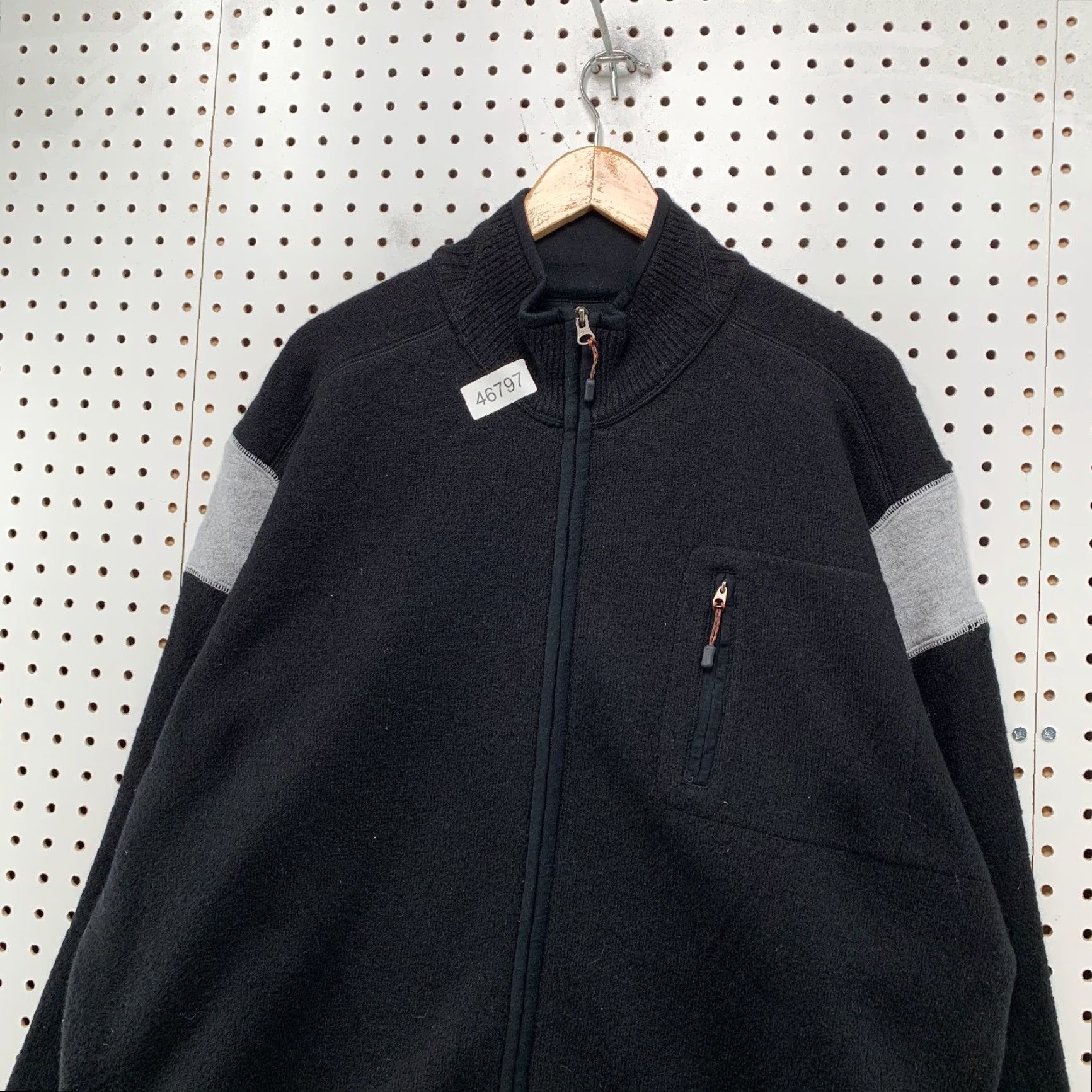 Eddie Bauer Eddie Bauer Sport Merino Wool Sweater Jacket Mens XL Black Heavyweight Sweater Size US XL / EU 56 / 4 - 6 Thumbnail