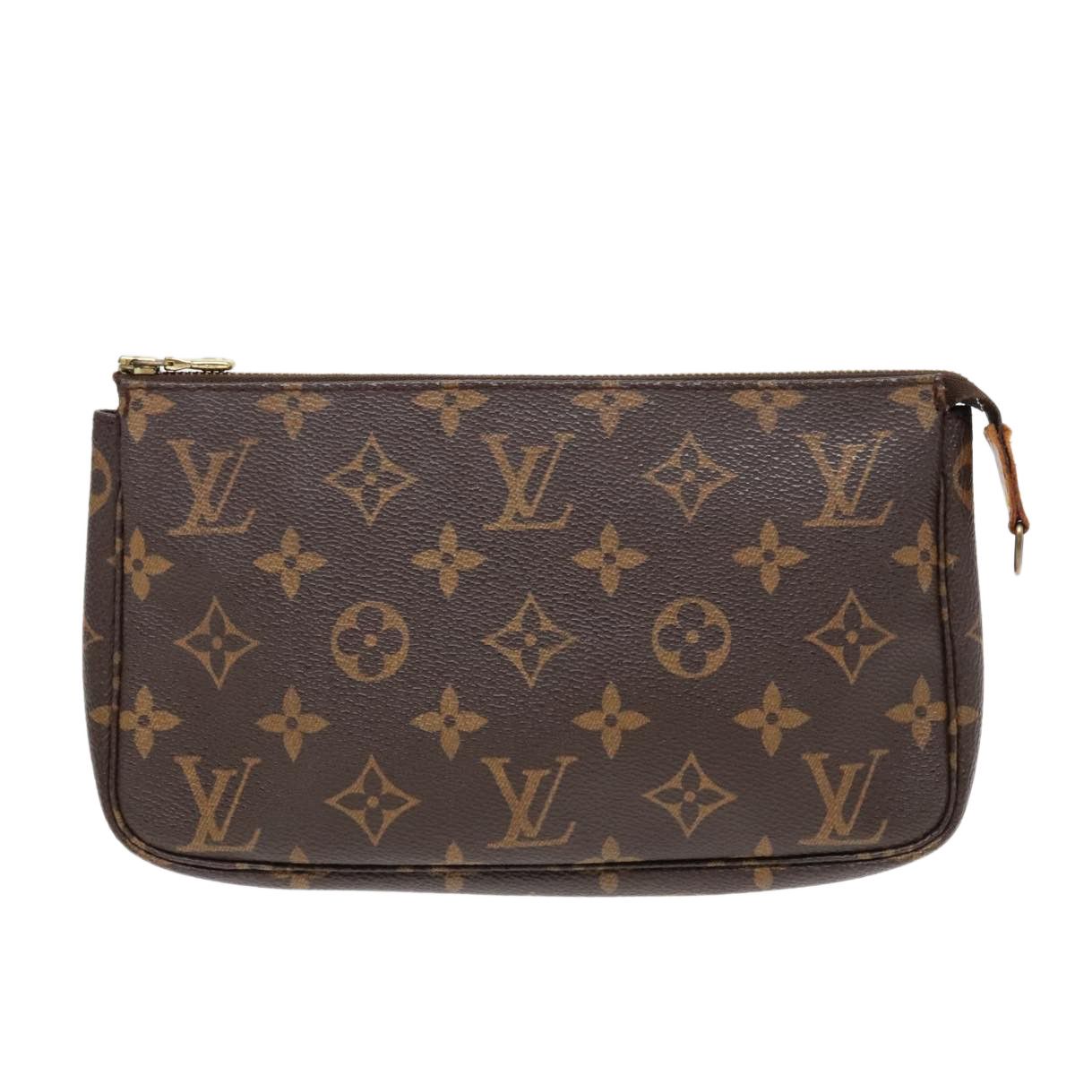 Louis Vuitton Pochette Accessoire Brown Canvas Clutch Bag (Pre-Owned) Size ONE SIZE - 1 Thumbnail
