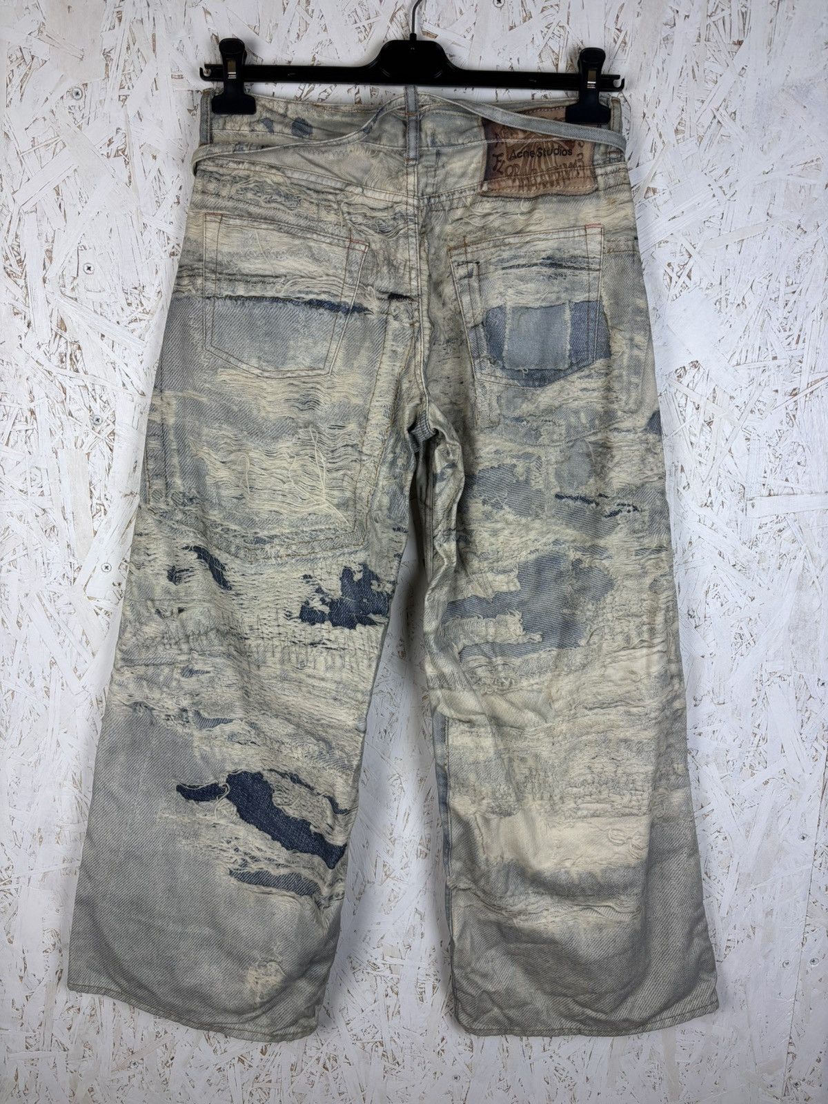 Acne Studios Acne Studios SS24 Digital Distressed Printed Jeans Size 25" / US 0 / IT 36 - 7 Thumbnail