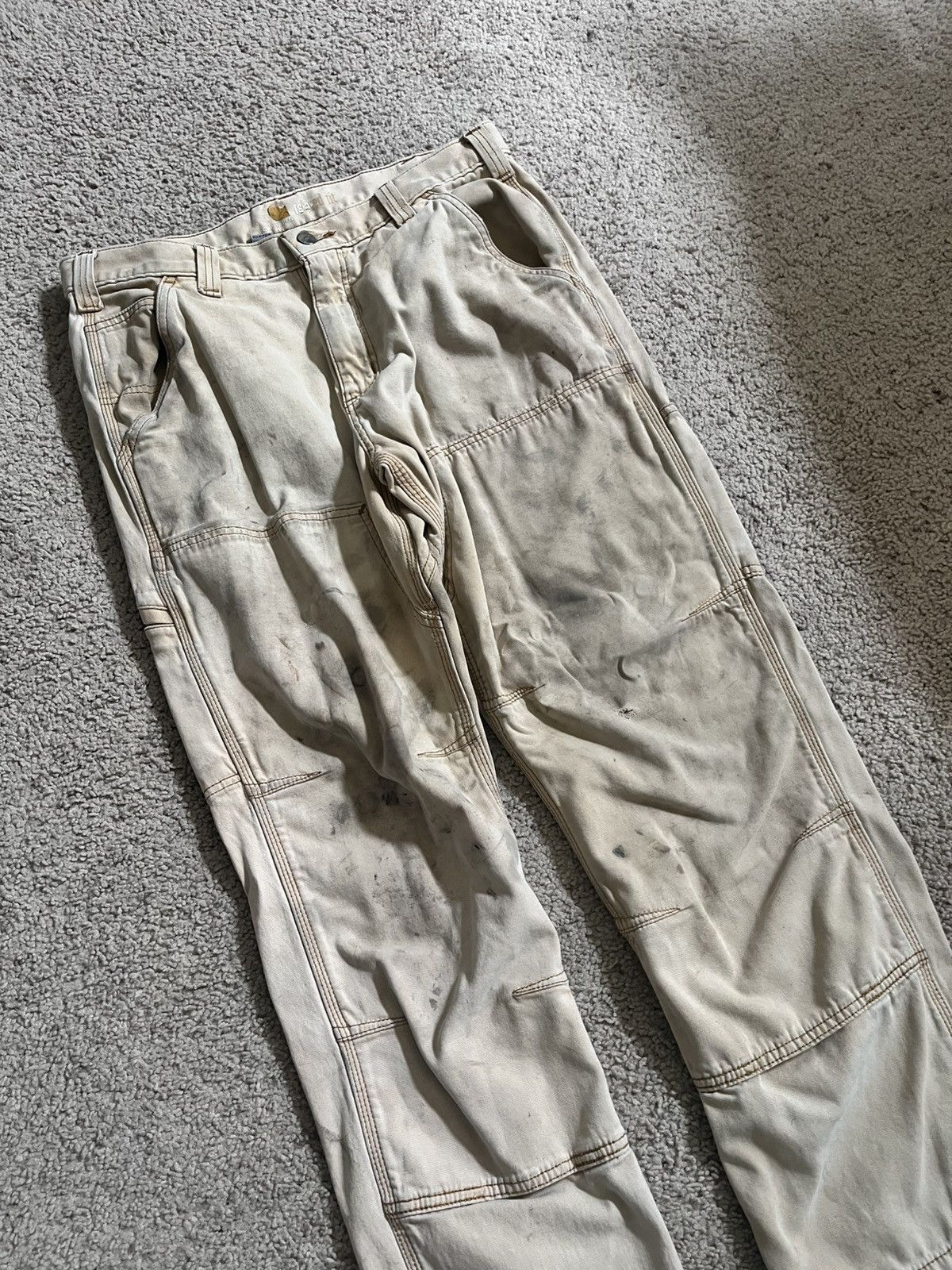Carhartt Carharrt double knee pants Size US 33 - 3 Thumbnail