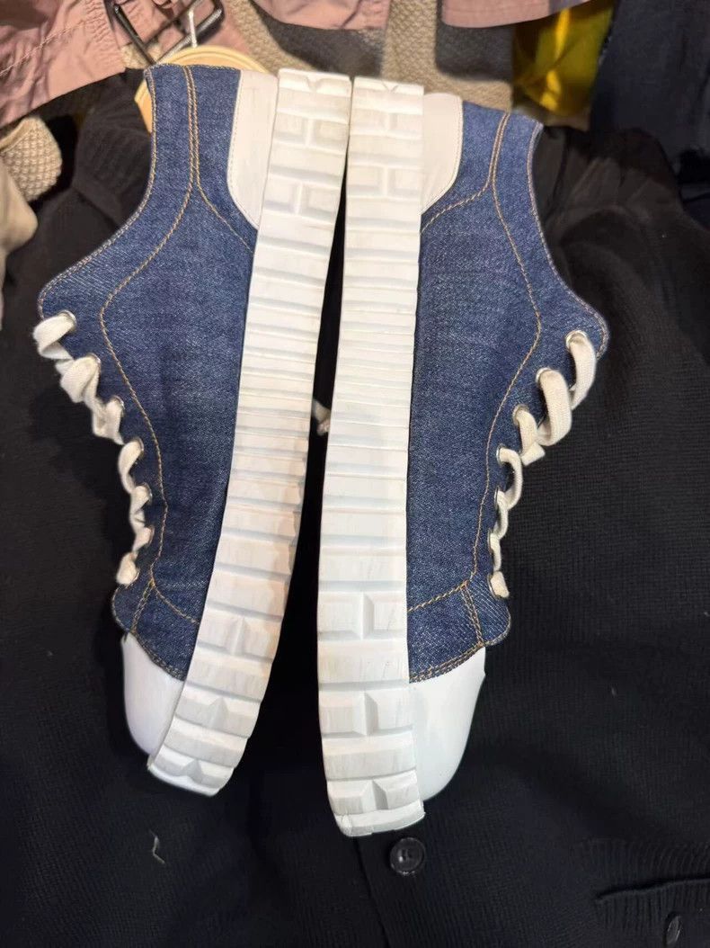 Hermes Hermes Denim Sneakers Size 43-2506 Size US 10 / EU 43 - 3 Thumbnail