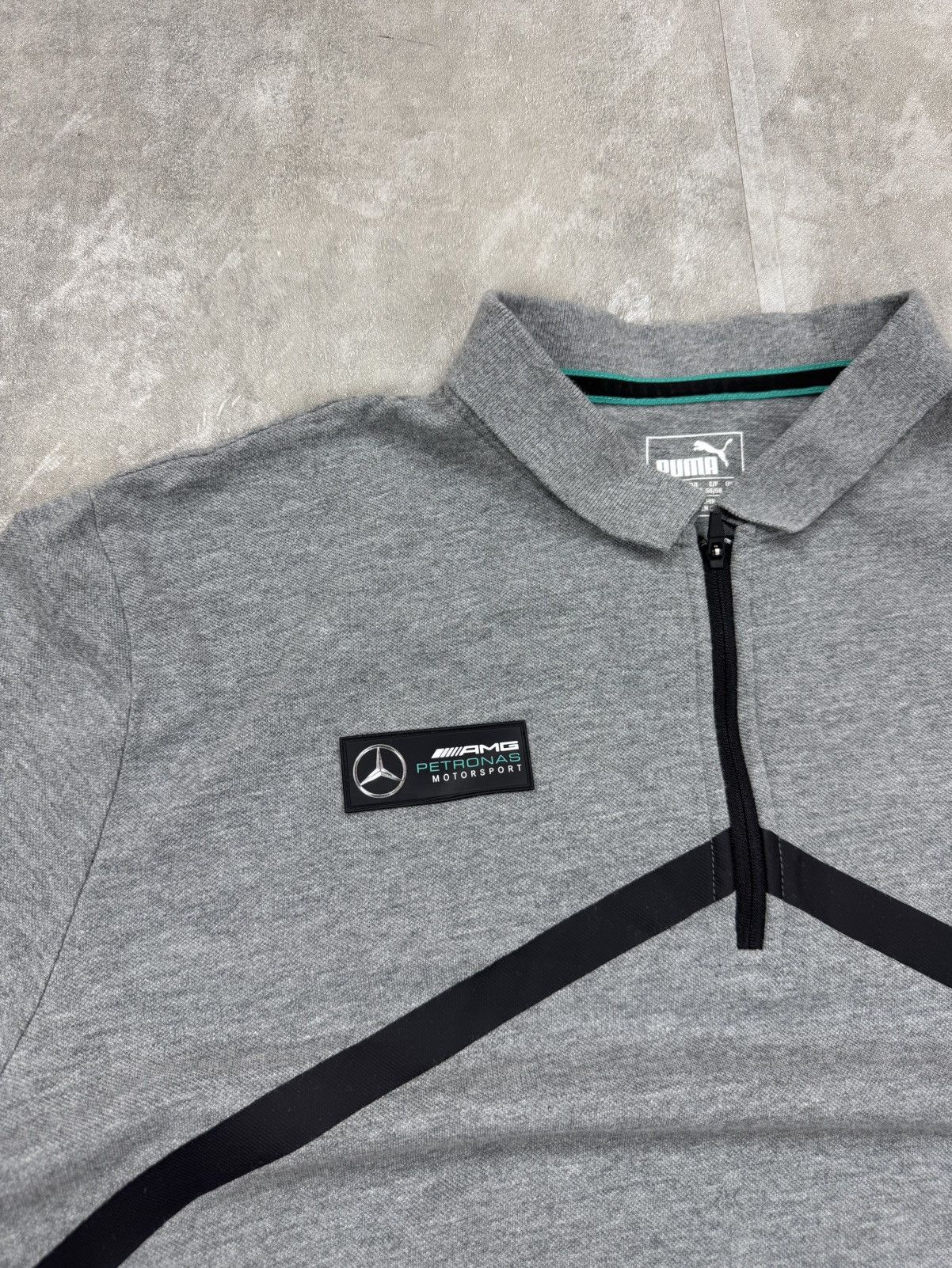 Mercedes-Benz × Puma Puma Mercedes AMG Petronas Motorsport Polo shirt Mens XL Size US XL / EU 56 / 4 - 3 Thumbnail