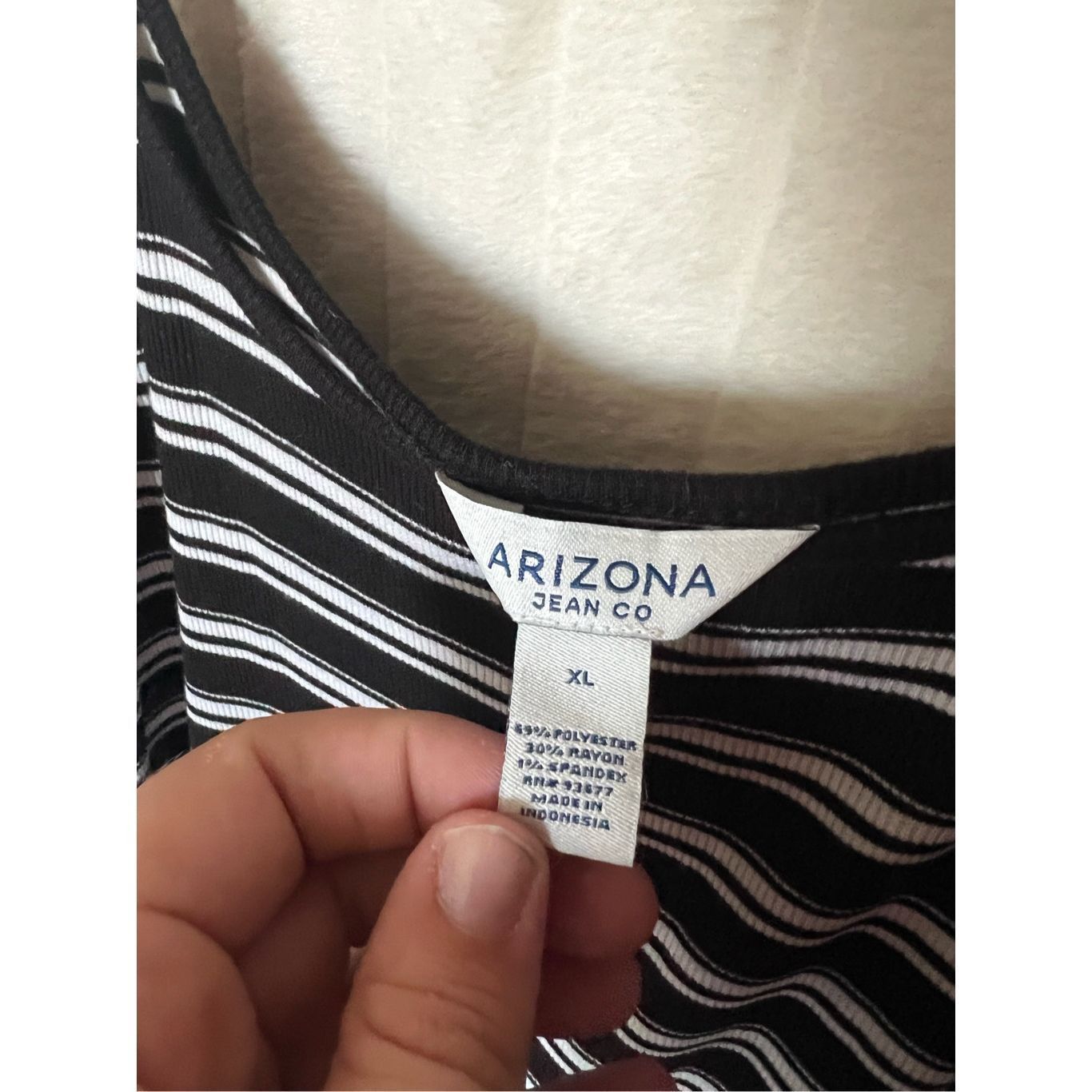 Arizona Jean Co. Arizona Jean Co Black & White Striped Dress Woman’s Size XL Size XL / US 12-14 / IT 48-50 - 4 Thumbnail