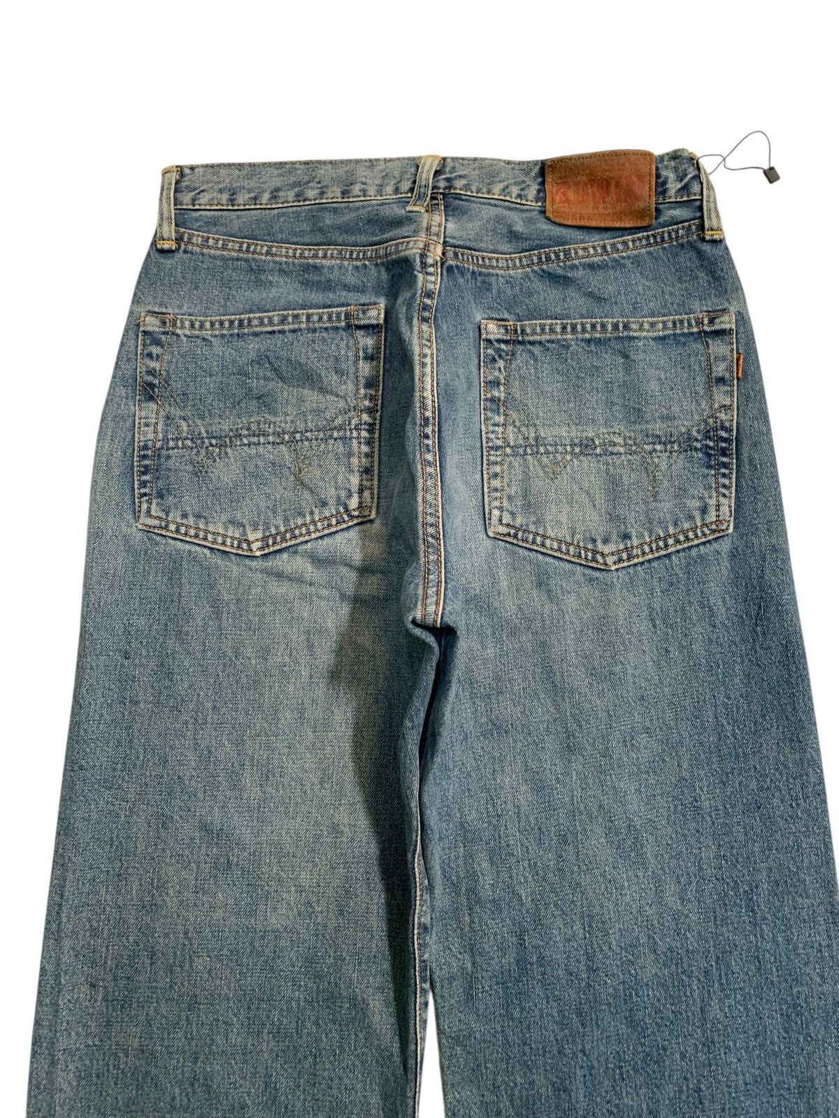 Kapital VINTAGE EDWIN 505 SELVEDGE BAGGY DISTRESSED JAPANESE DENIM Size US 29 - 8 Thumbnail