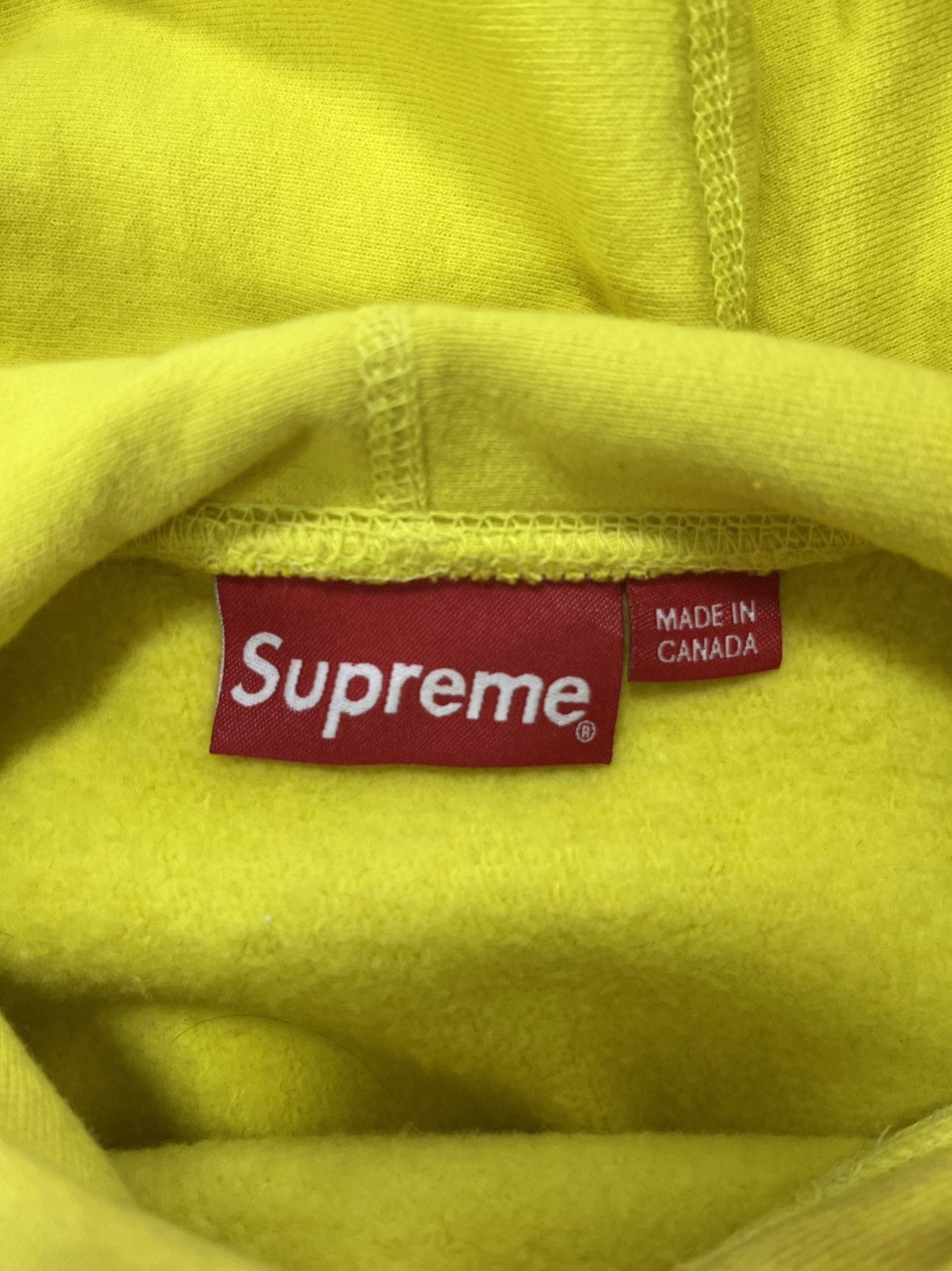 Supreme Supreme Cross Box Logo Hooded Sweatshirt YELLOW Small Size US S / EU 44-46 / 1 - 6 Thumbnail