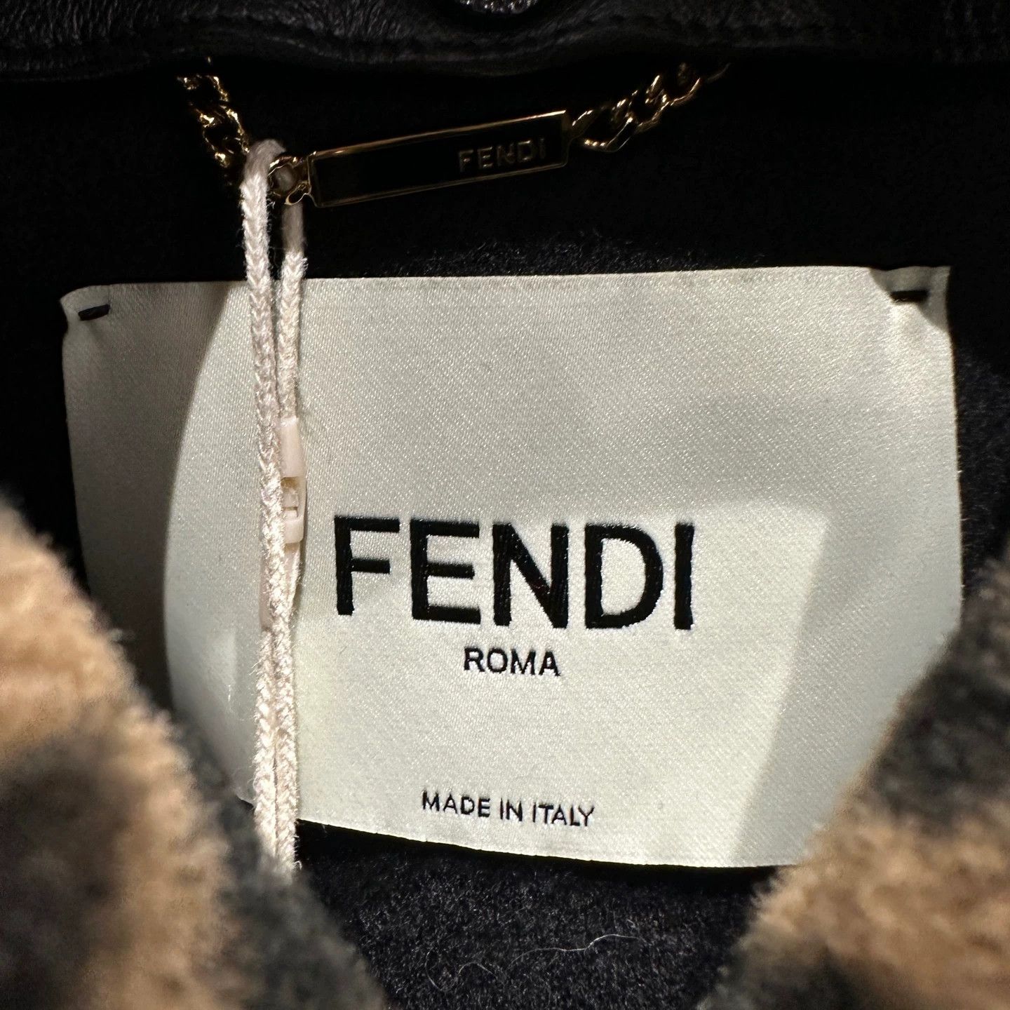 Fendi Fendi FF fur collar zipper wool jacket 38 Size XS / US 0-2 / IT 36-38 - 3 Thumbnail