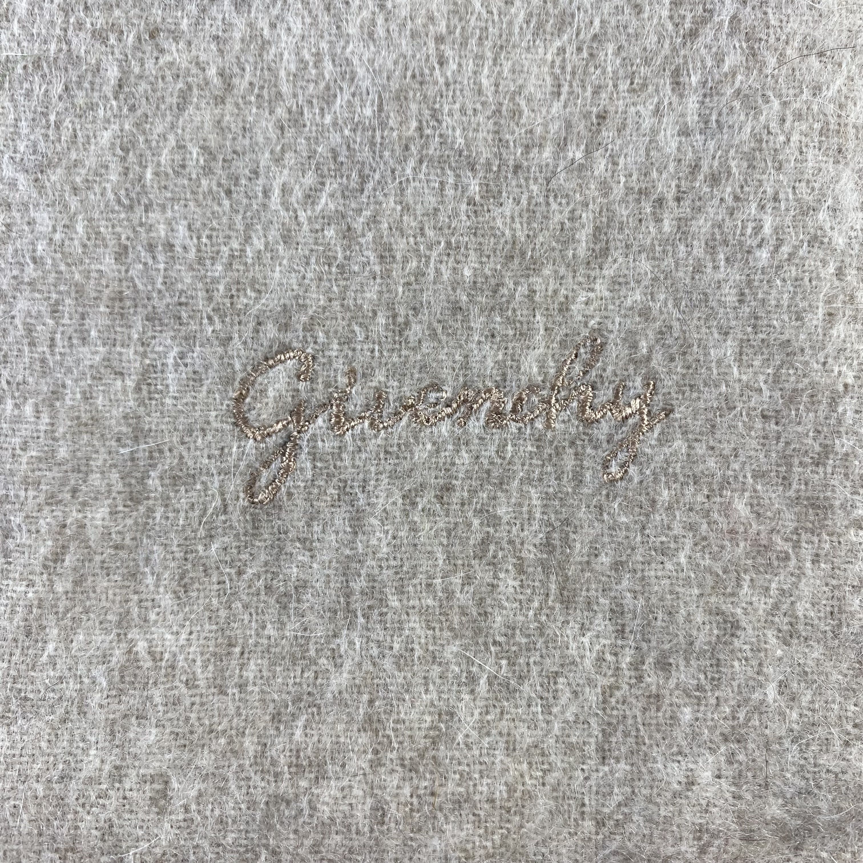 Givenchy × Vintage Givenchy Scarf Neck Wrap Cashmere Muffler Size ONE SIZE - 4 Thumbnail