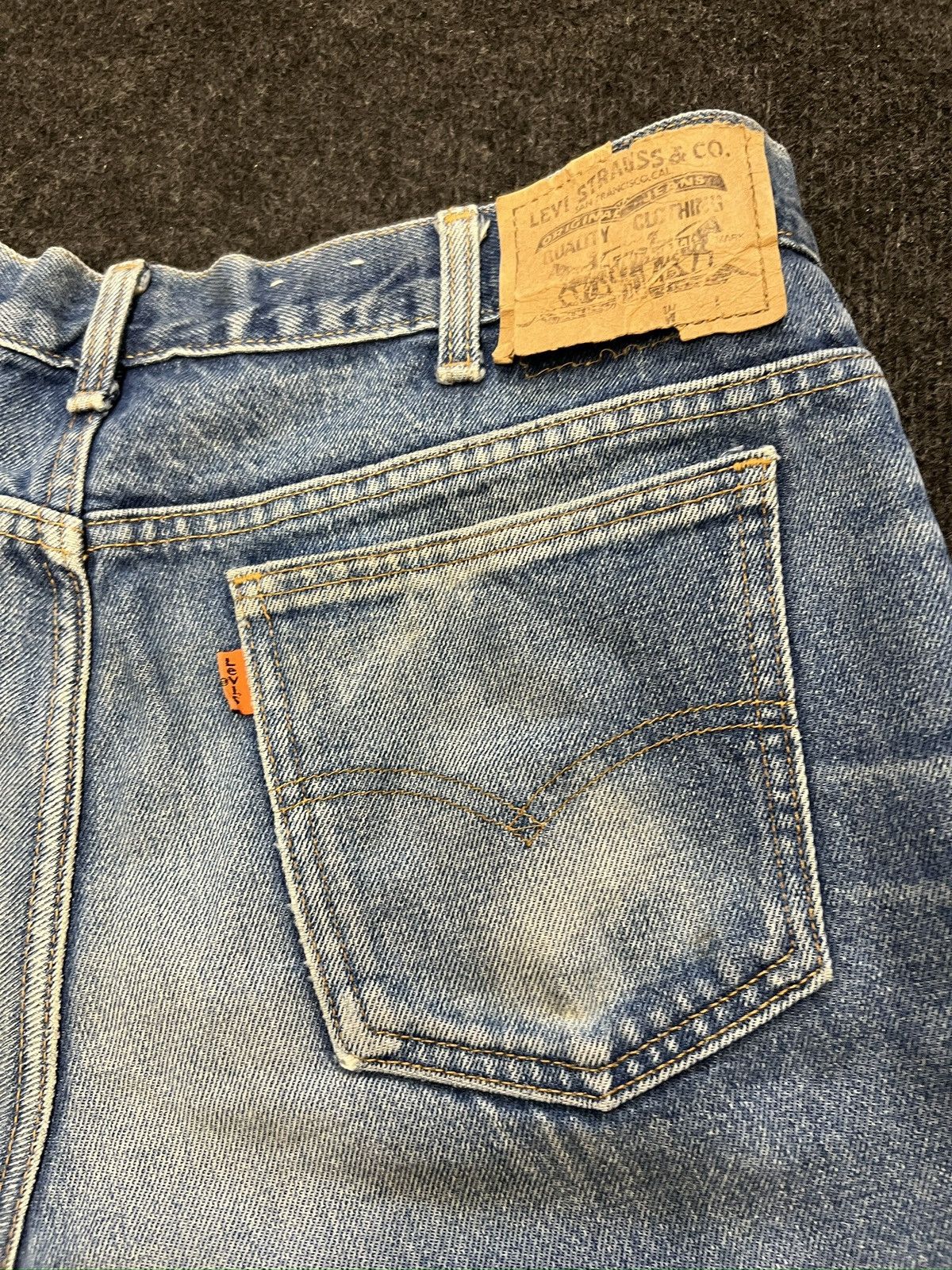 Levi's Levis vintage 70s-80s jeans straight cut classic orange tab Size US 36 / EU 52 - 3 Thumbnail