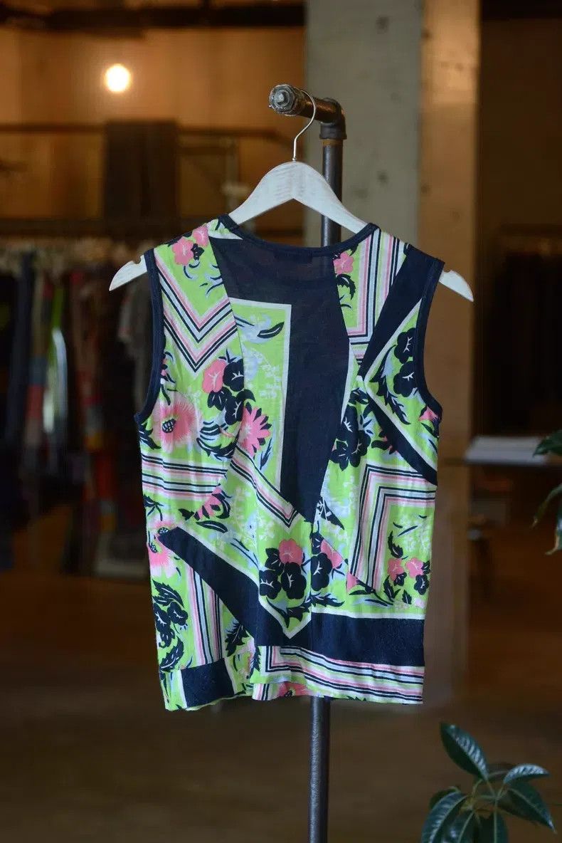 Comme des Garcons Comme Des Garcons size F Floral Geometric Patchwork Sleeve Size S / US 4 / IT 40 - 6 Thumbnail